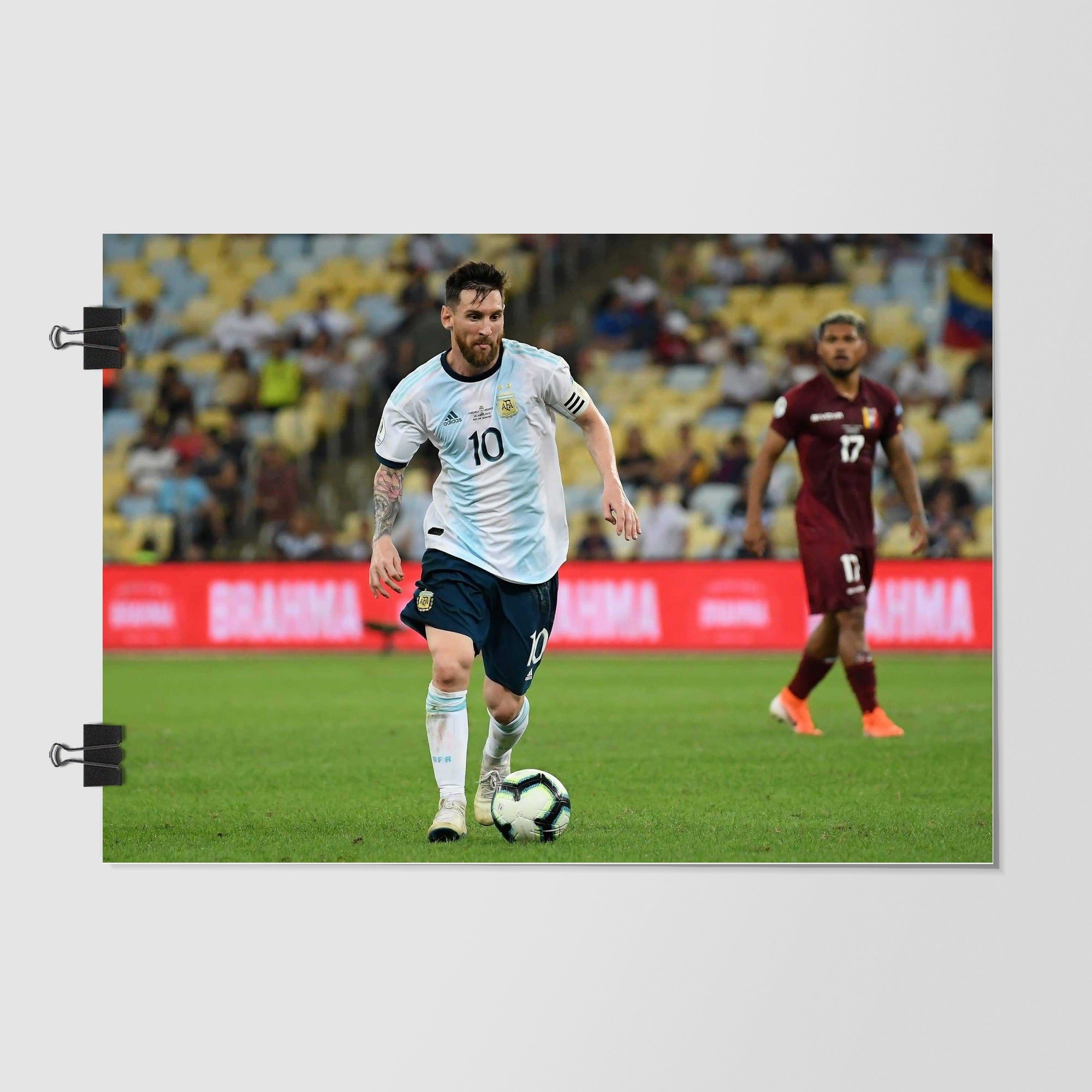 Argentina National Football Team Gray Night Scene by Decalz