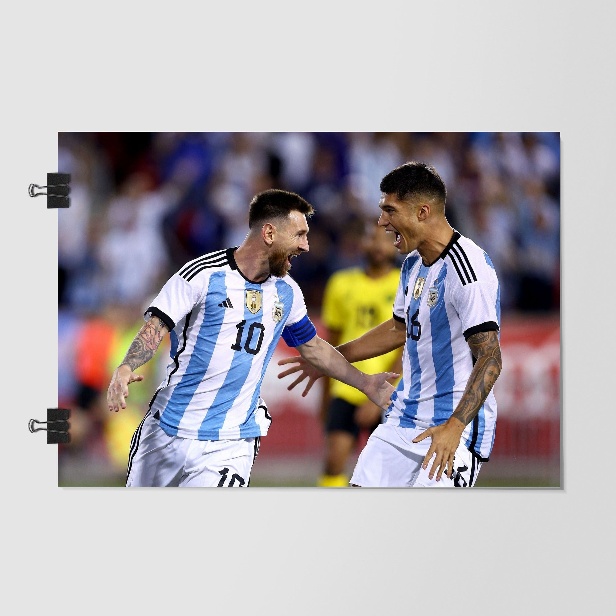 Argentina National Football Team Gray Studio Shot by Decalz
