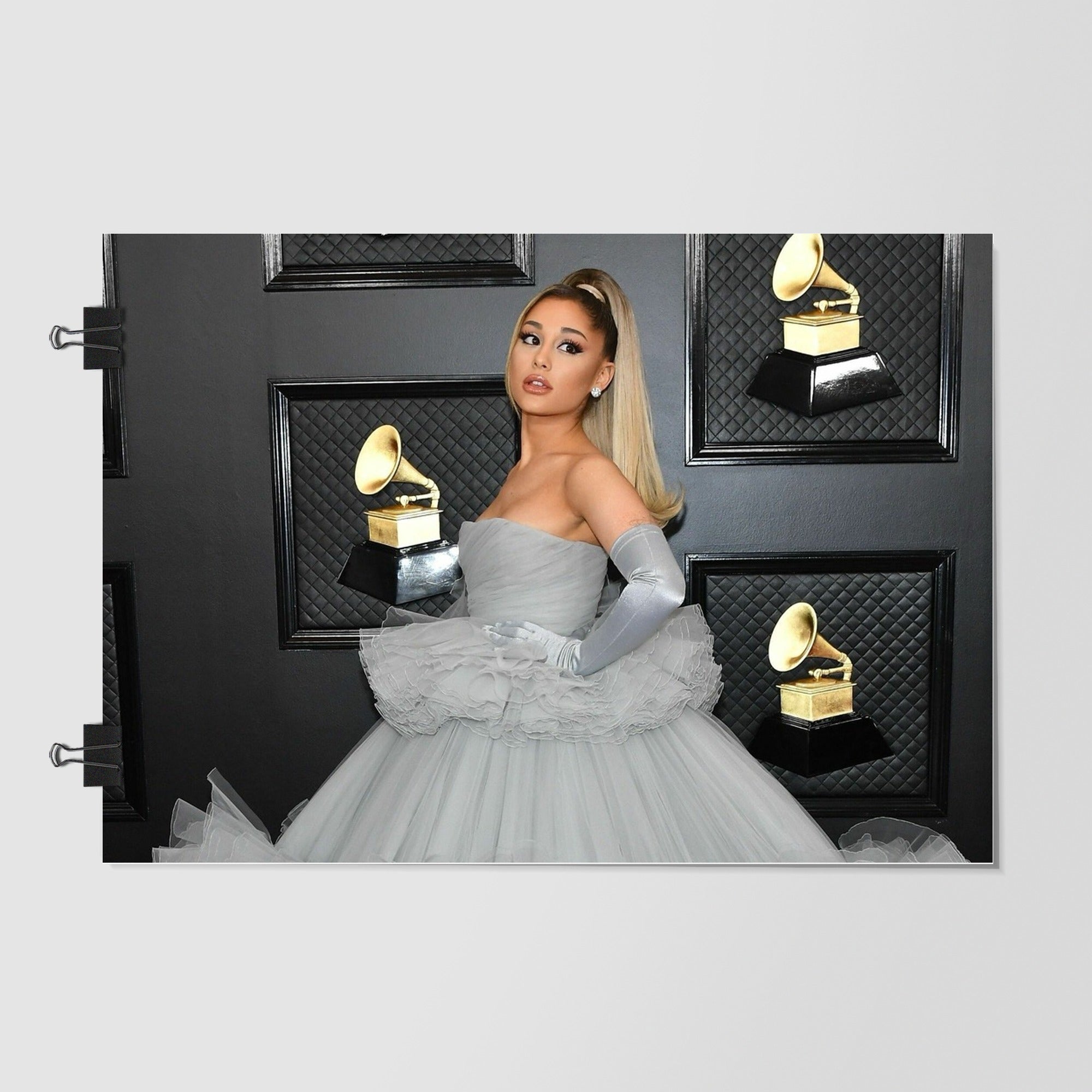 Ariana Grande Black Dramatic Lighting by Decalz
