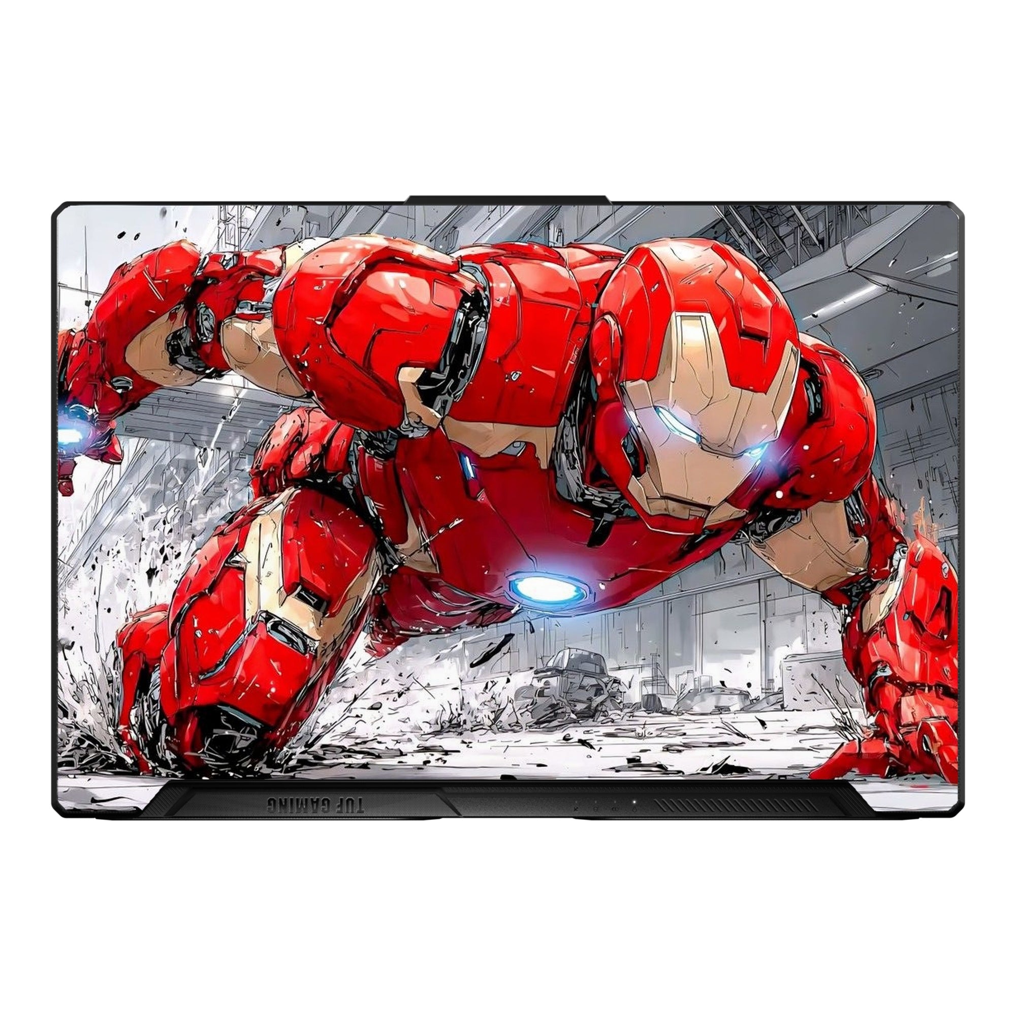 Armored Genius Crouch Pose by Decalz