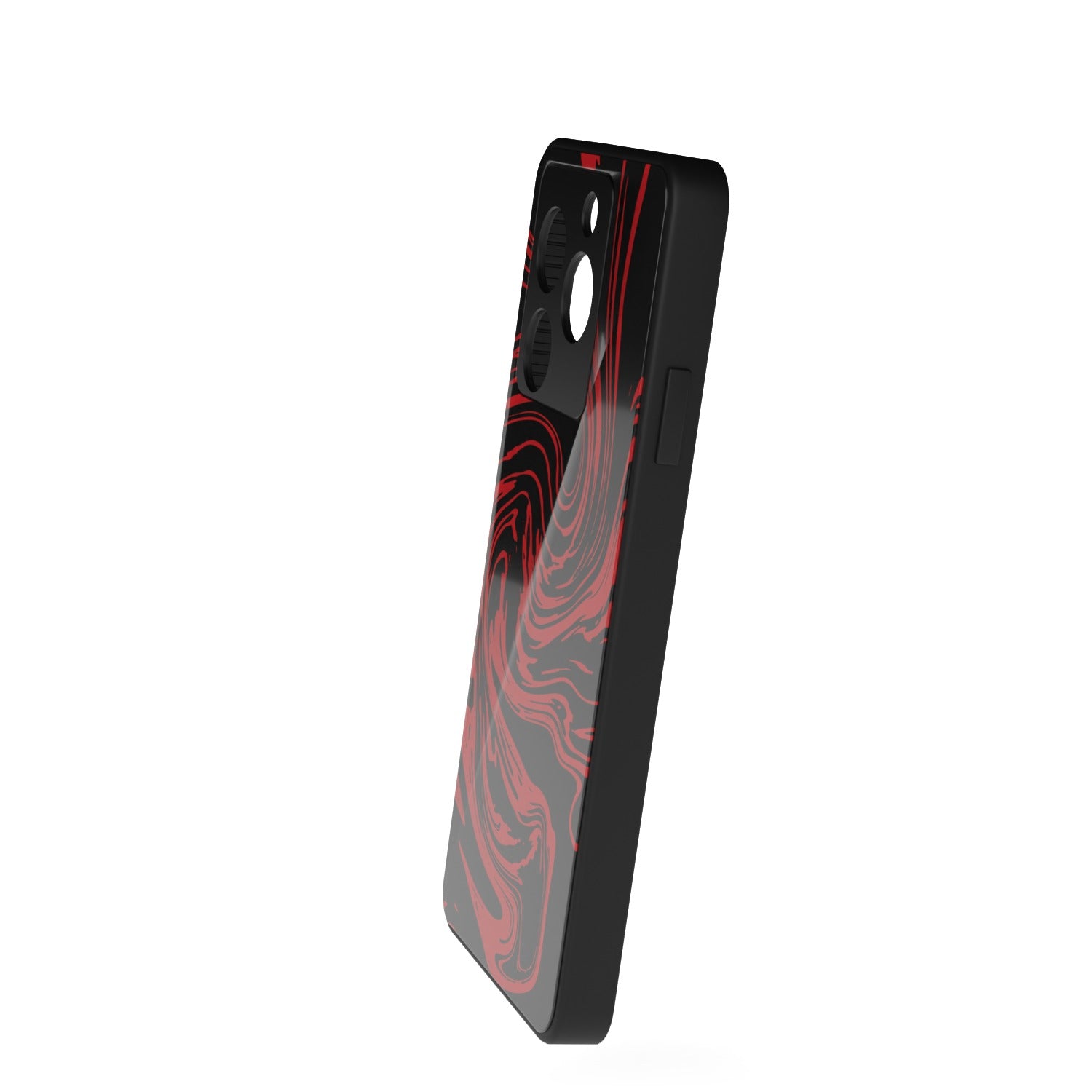 Asphedol printed metal phone case - side view