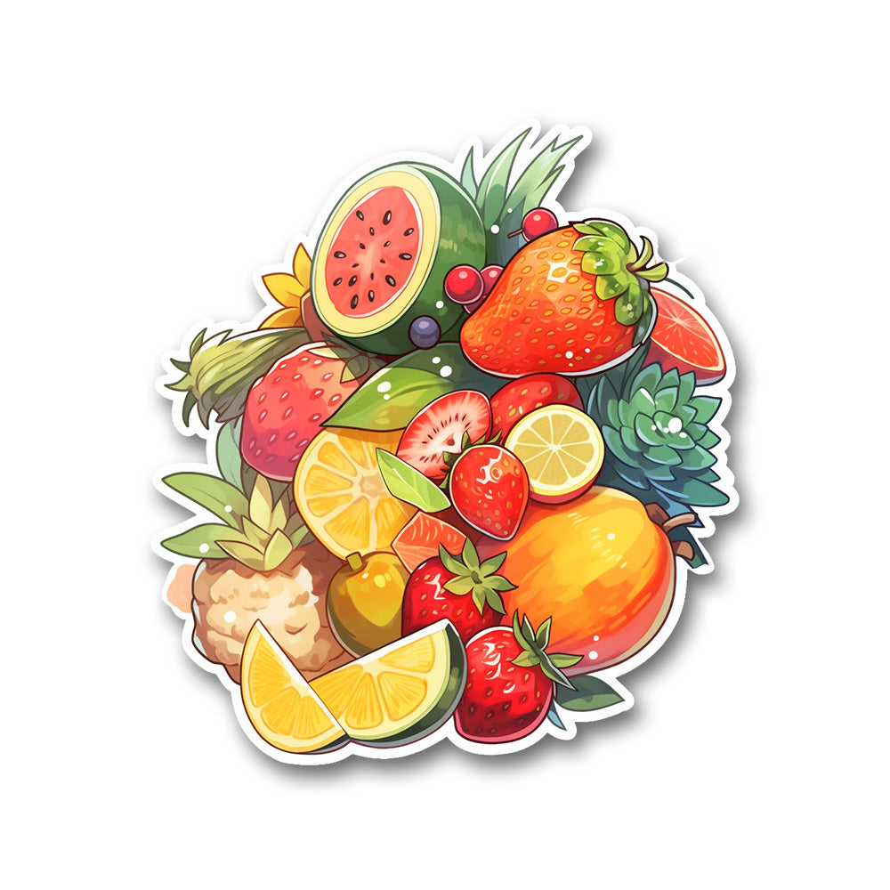 Assorted Fruits Berries Sticker