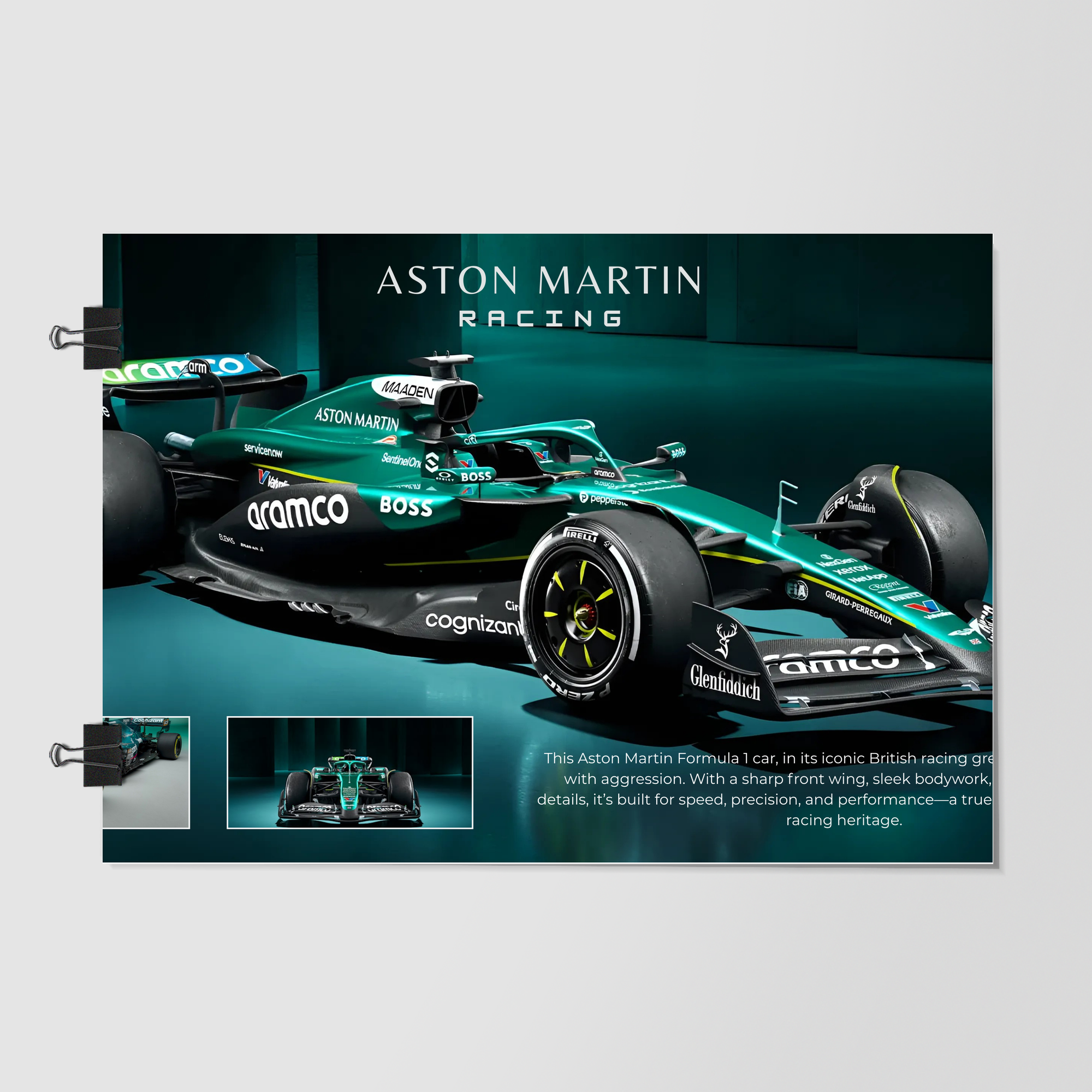 Aston Martin Racing F1 Green by Decalz