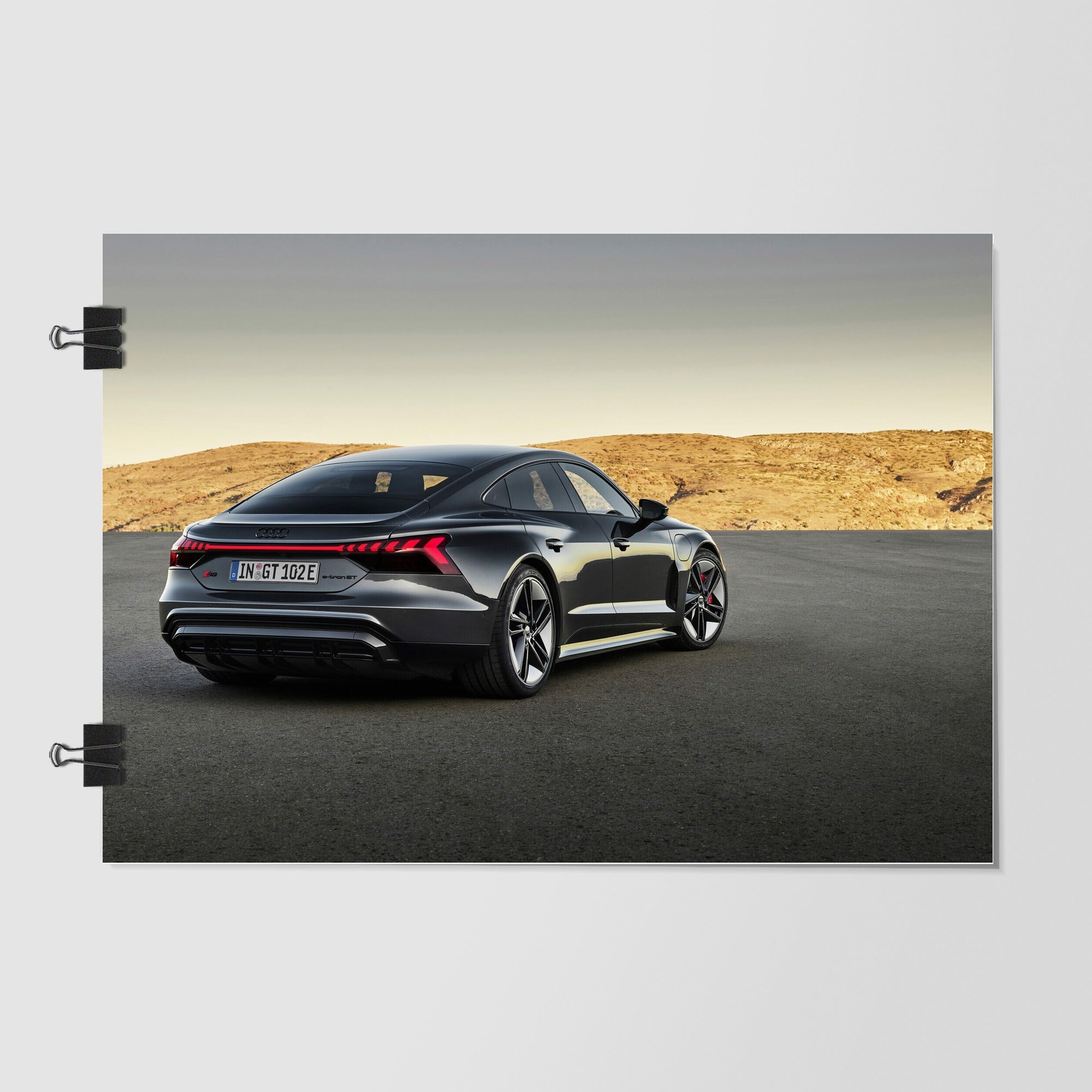 Audi Brown Sports Car Studio Shot by Decalz