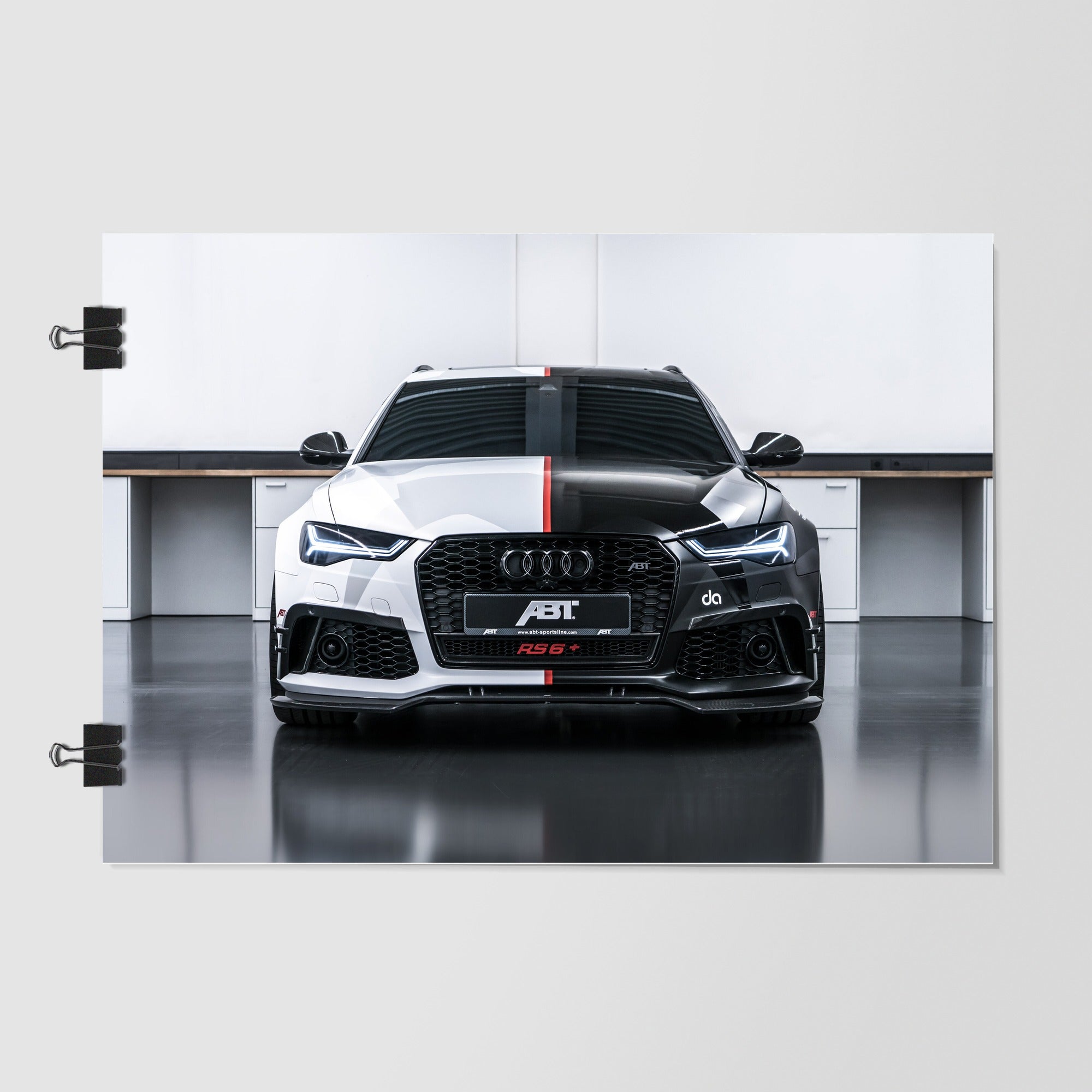 Audi Dark Green Sports Car by Decalz