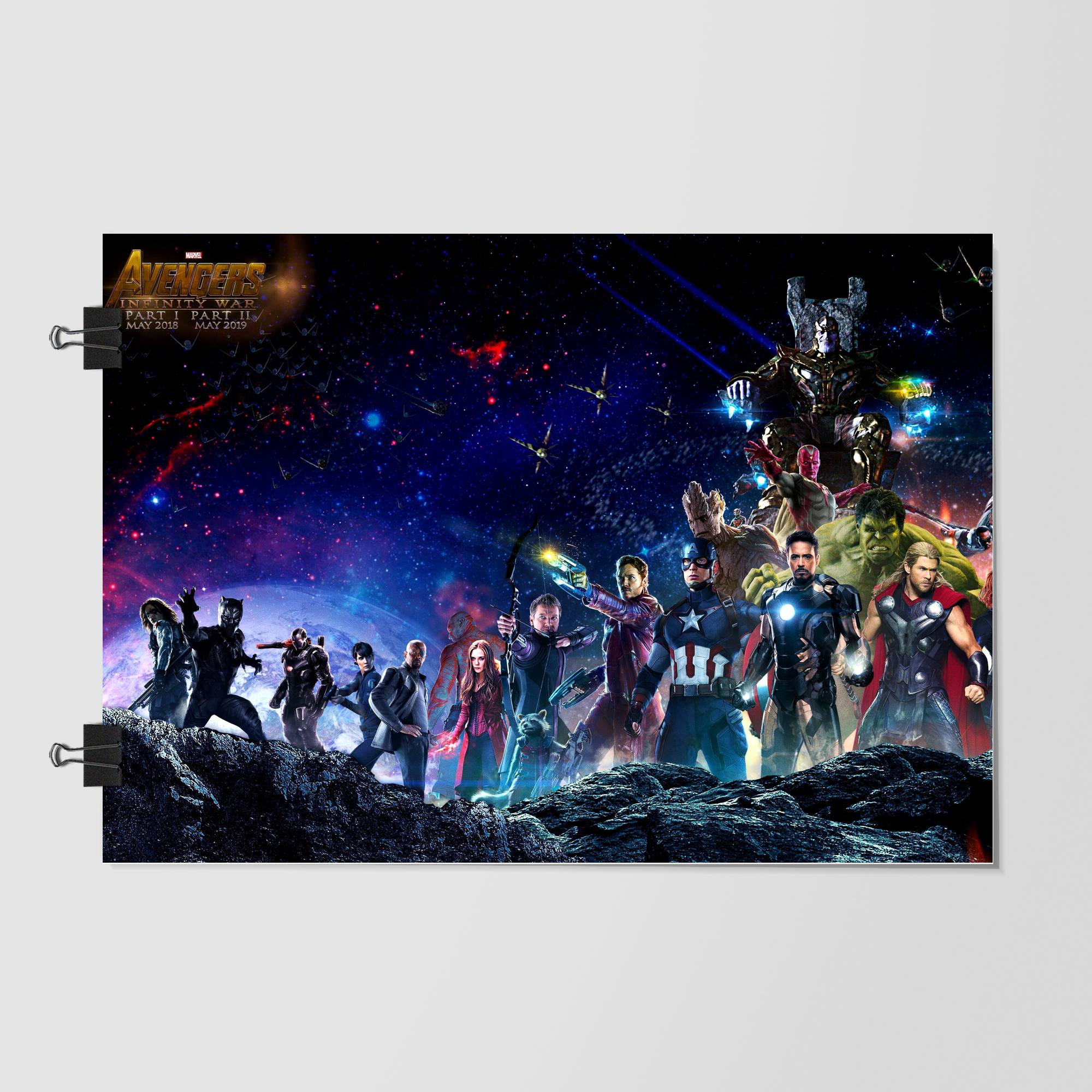 Avengers Infinity Saga Part Black by Decalz