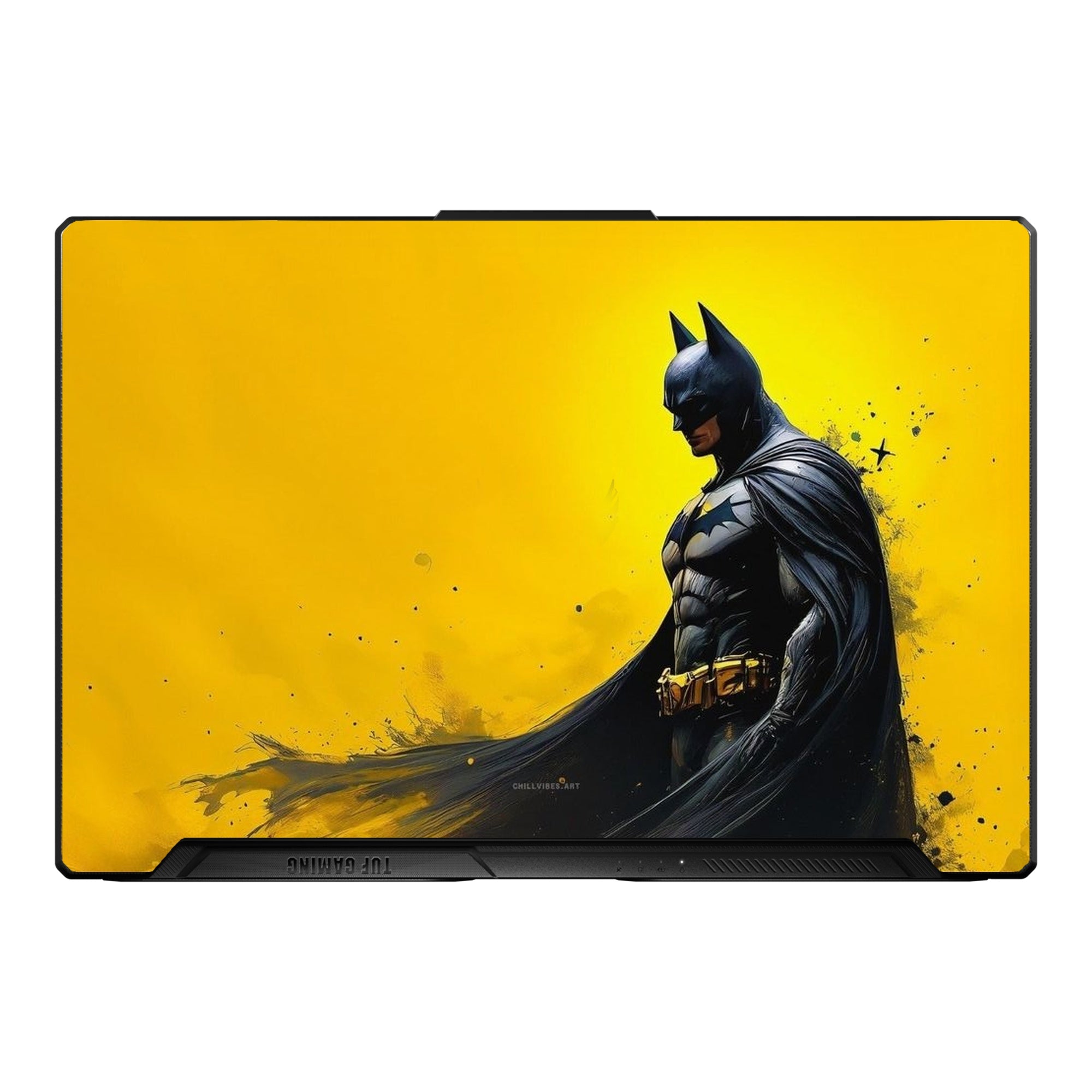 Batman Yellow Silhouette by Decalz