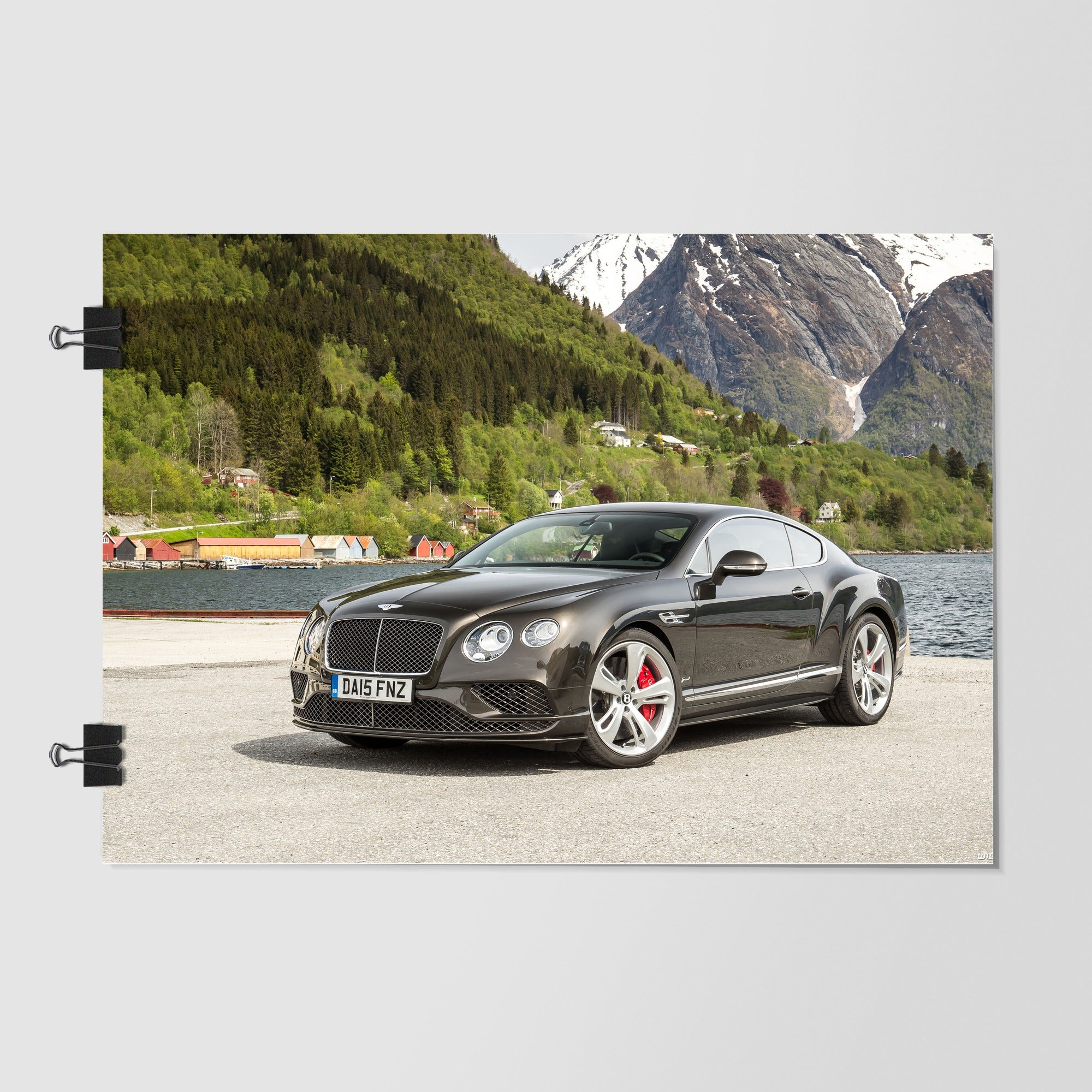 Bentley Gray Luxury Car Night Scene by Decalz