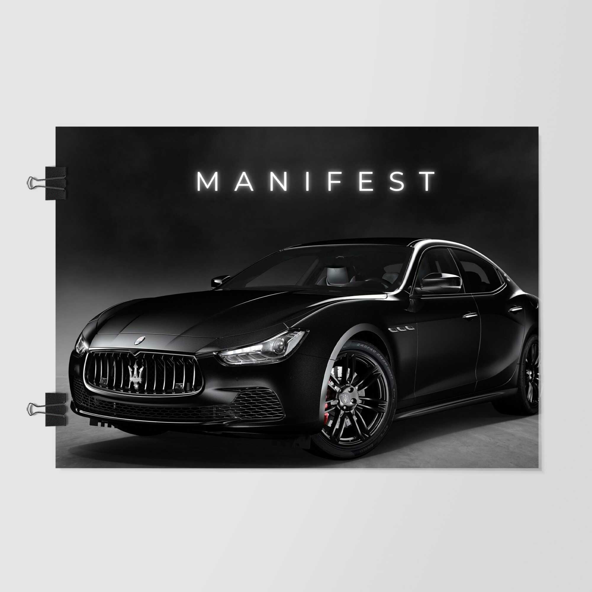 Black Manifestation Poster