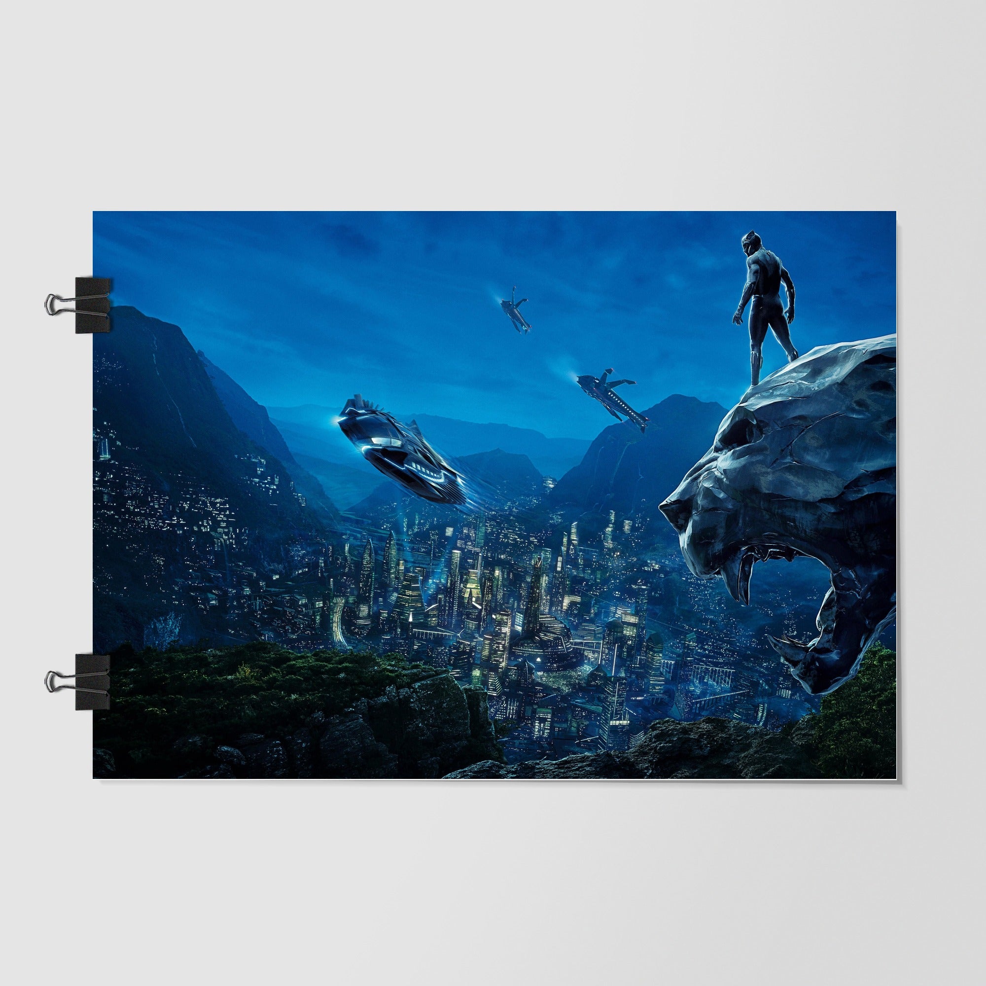 Black Panther Blue by Decalz