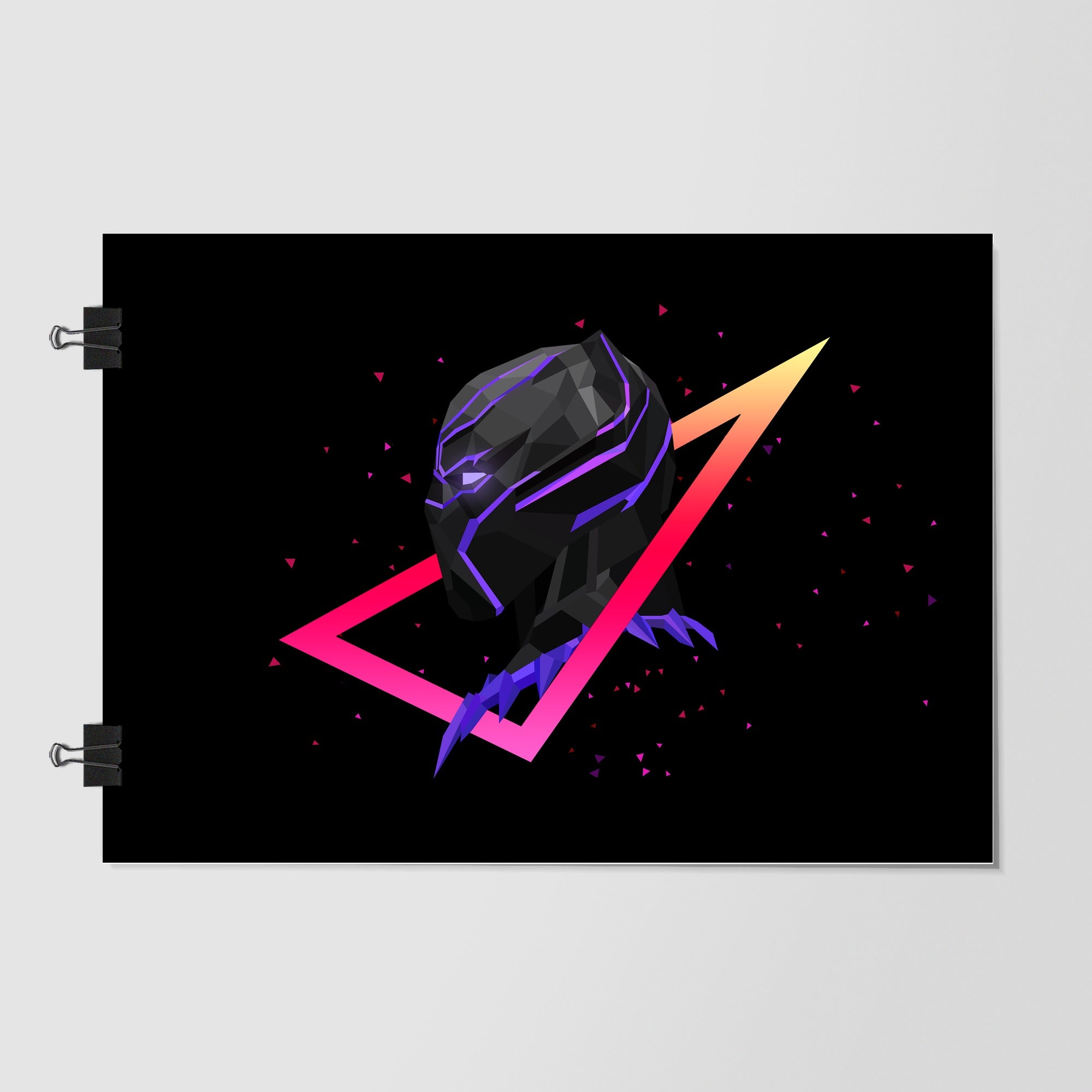 Black Panther Side Profile by Decalz