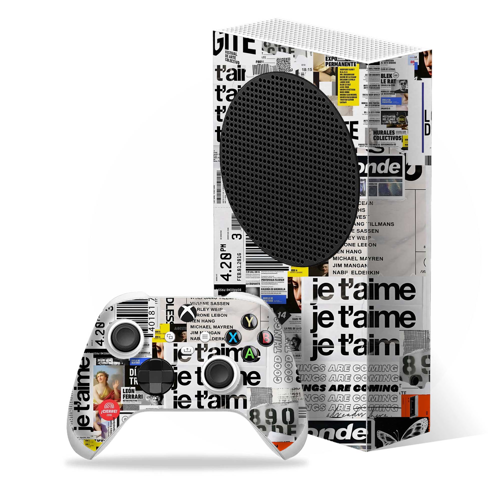 Blonde Xbox Series S Skins & Wraps
