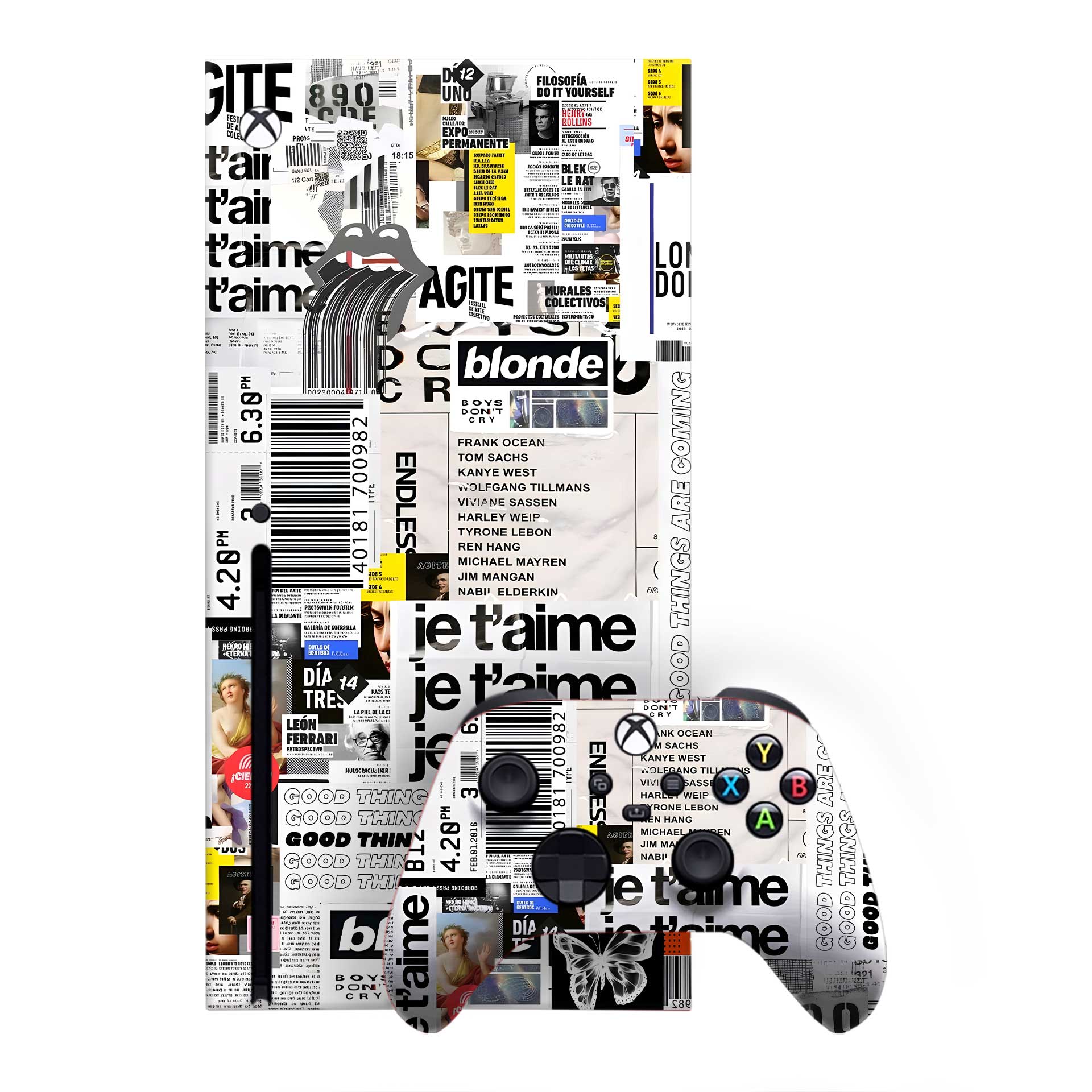 Blonde Xbox One X Skins & Wraps