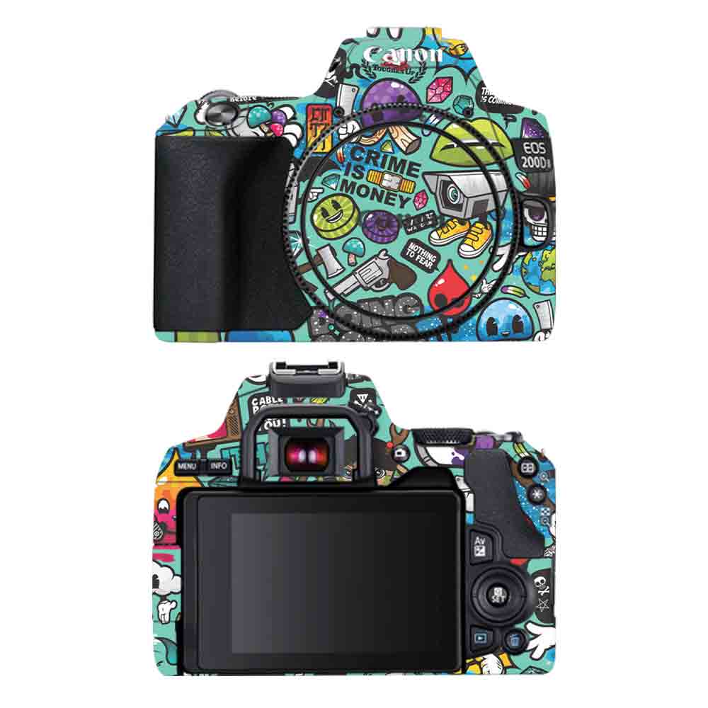 Canon 200D Mark II Camera Skins & Wraps