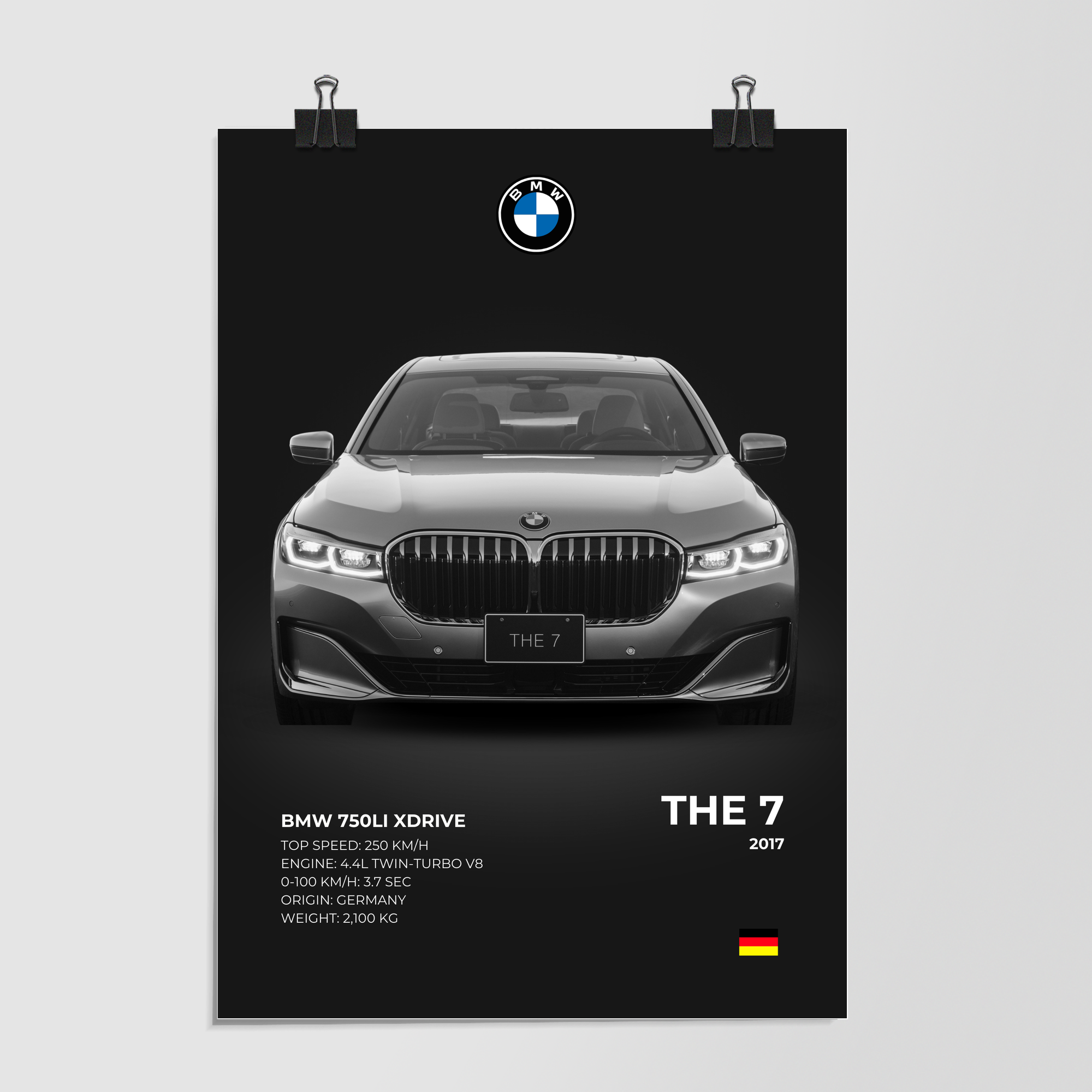 Bmw 750li Xdrive Black by Decalz