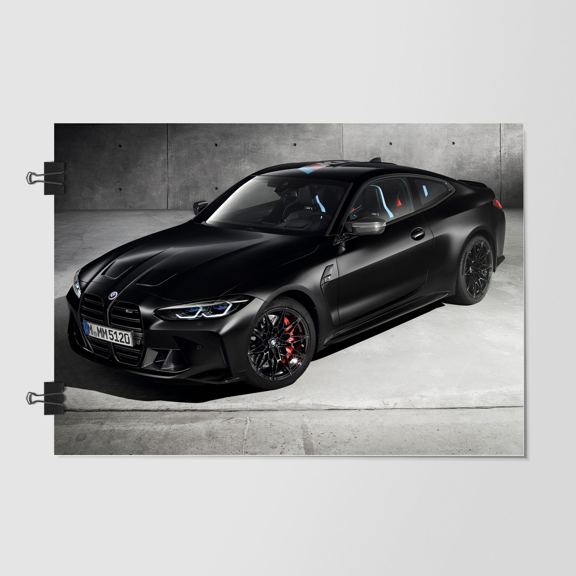 Bmw M4 Black Dramatic Lighting by Decalz