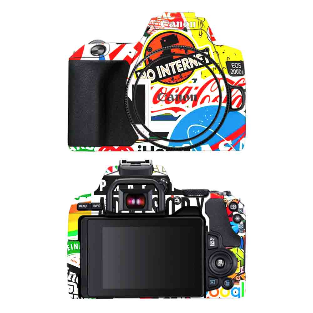 Canon 200D Mark II Camera Skins & Wraps