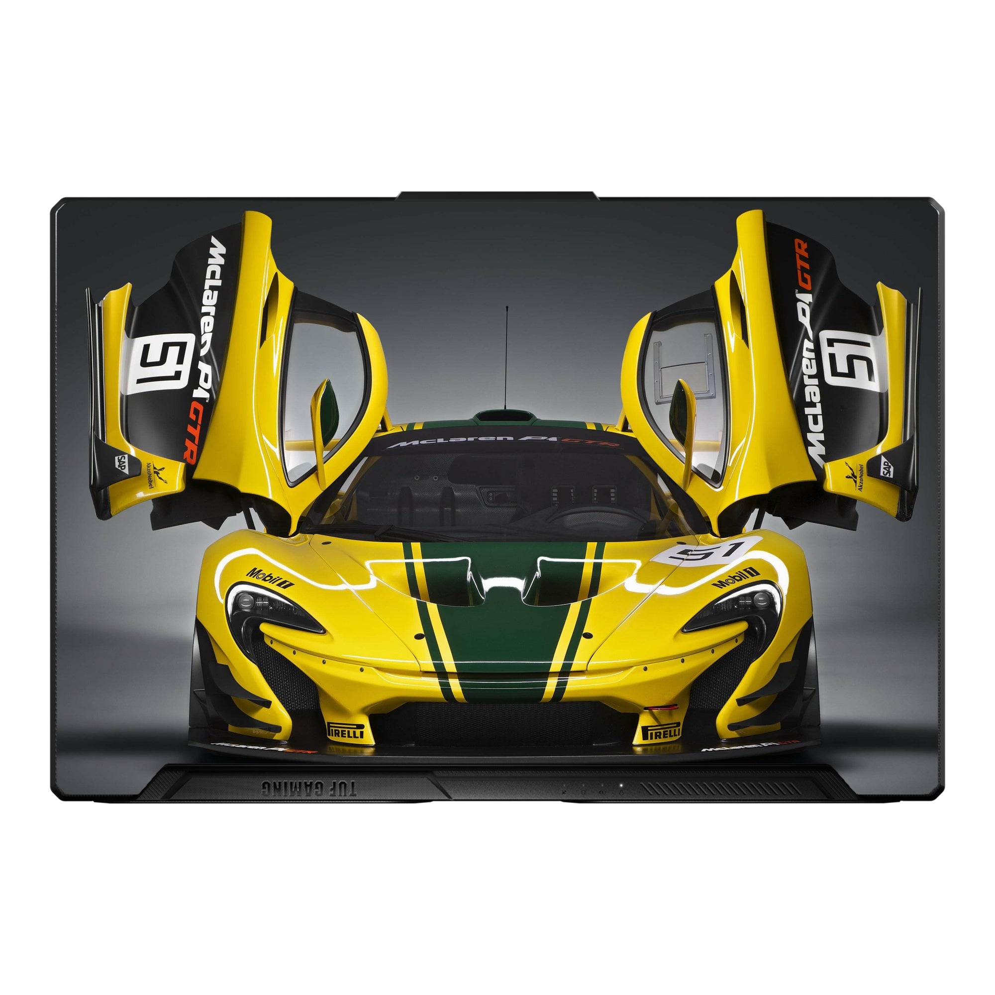 British Dark Green Supercar Dramatic Lighting by Decalz