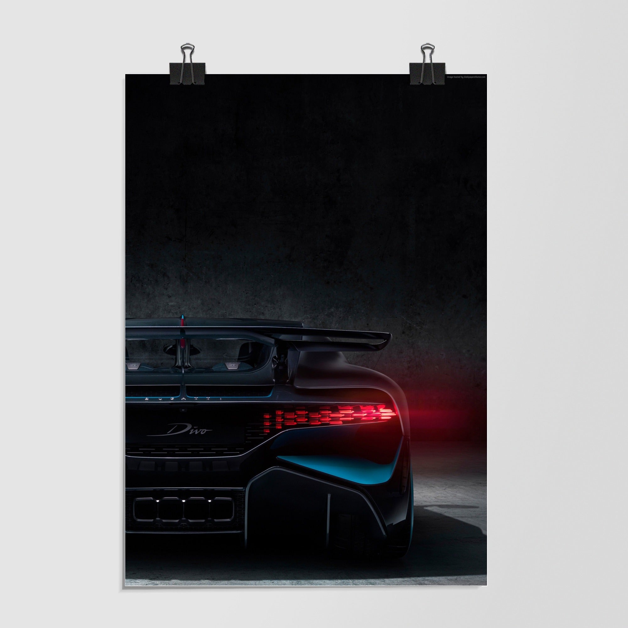 Bugatti Divo Black Dramatic Lighting by Decalz