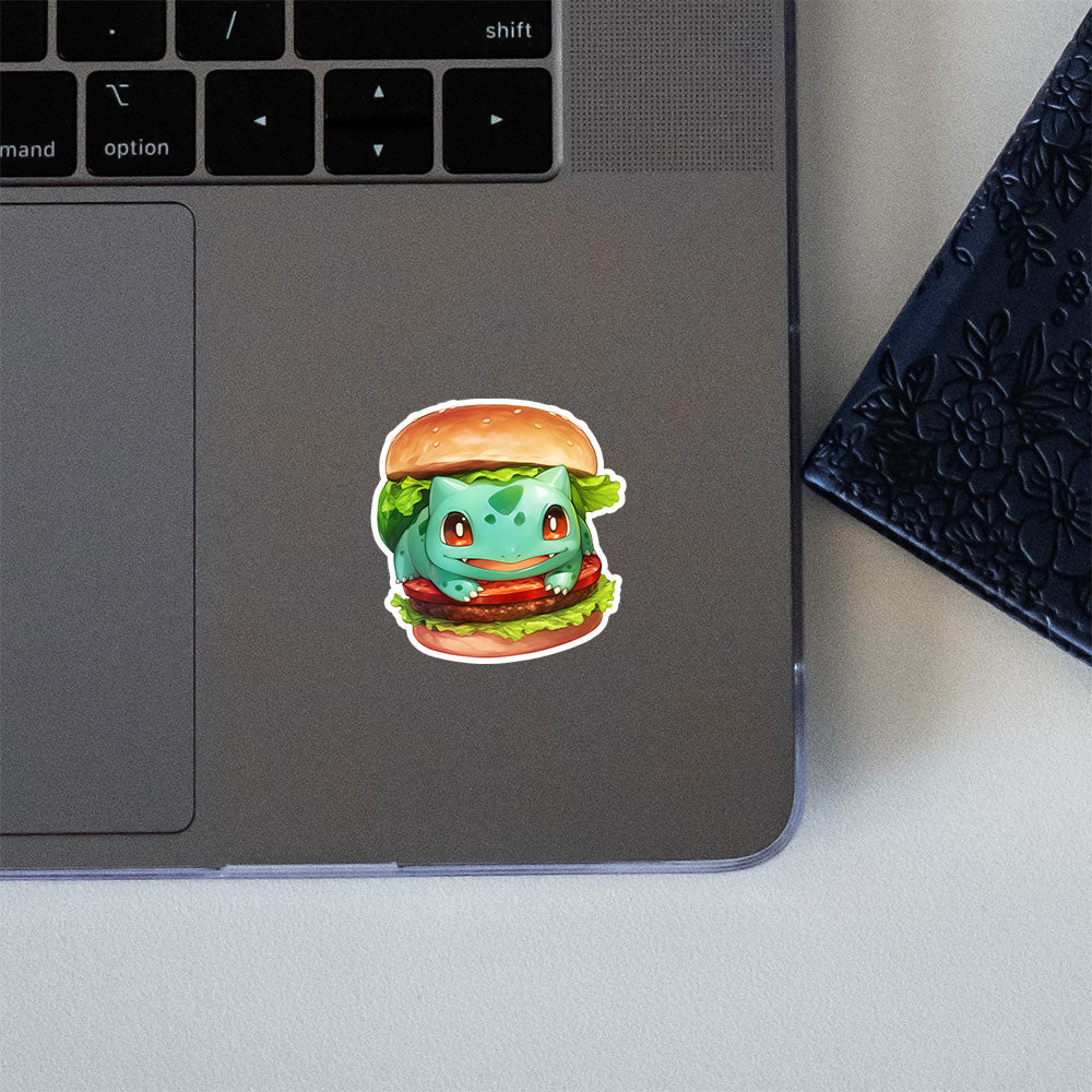 Bulbasaur Burger Cute Food Sticker