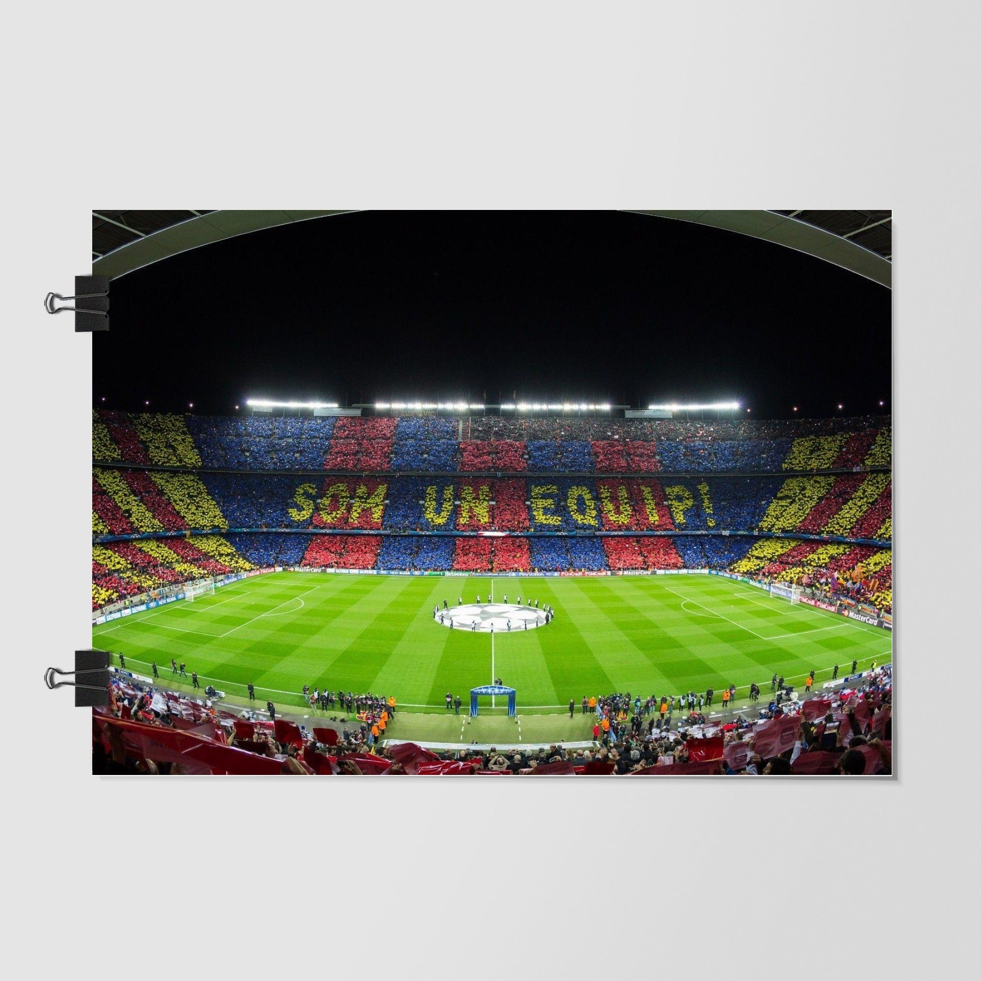Camp Nou Stadium Black by Decalz