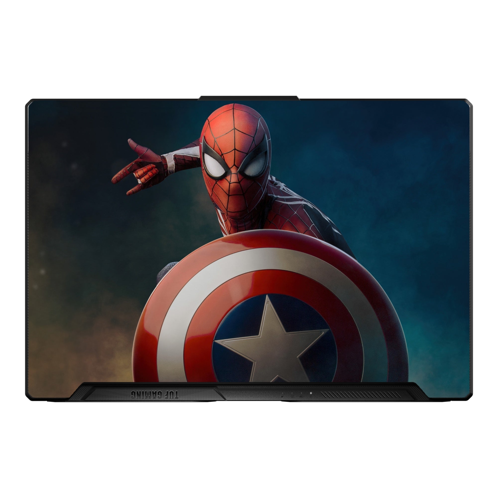 Captain America Shield Black Studio Shot by Decalz