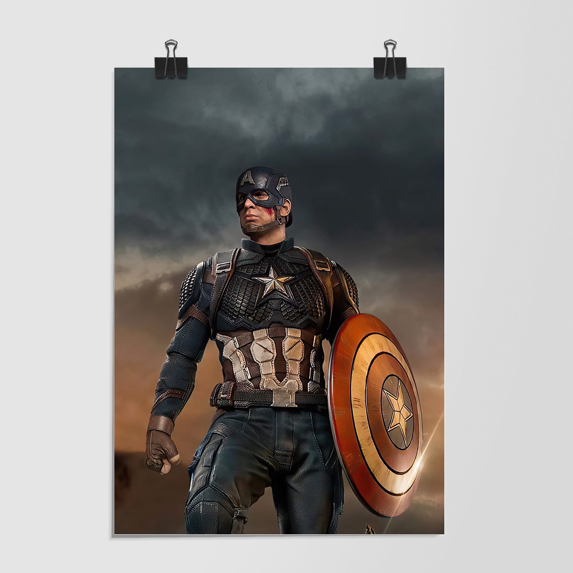 Captain America Brown Studio Shot by Decalz