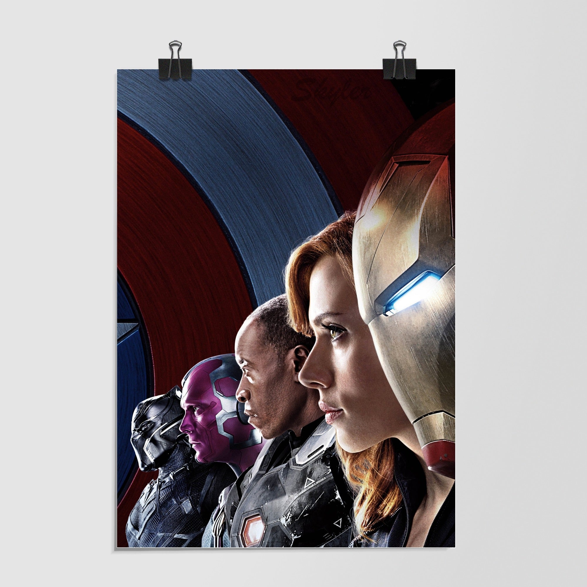 Captain America Civil War Black Action Pose by Decalz