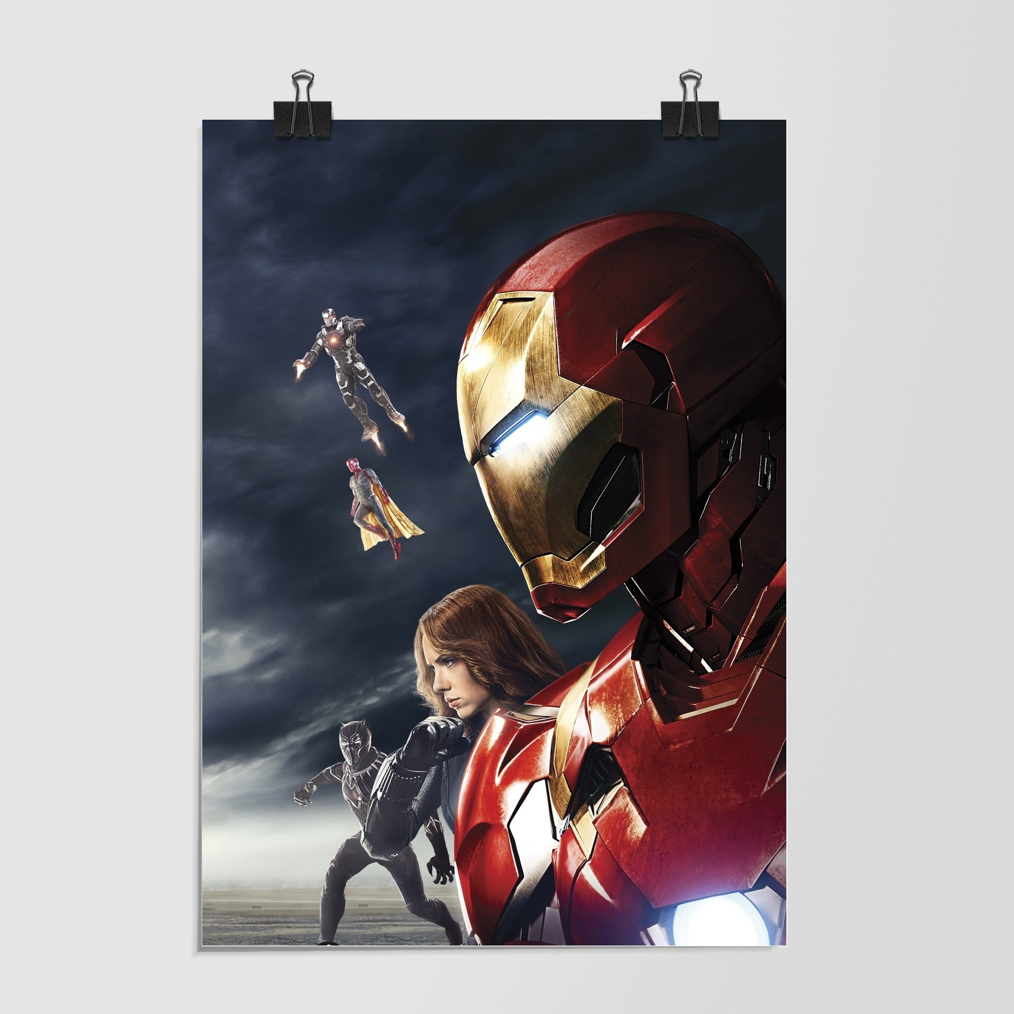 Captain America Civil War Black Cinematic Glow by Decalz