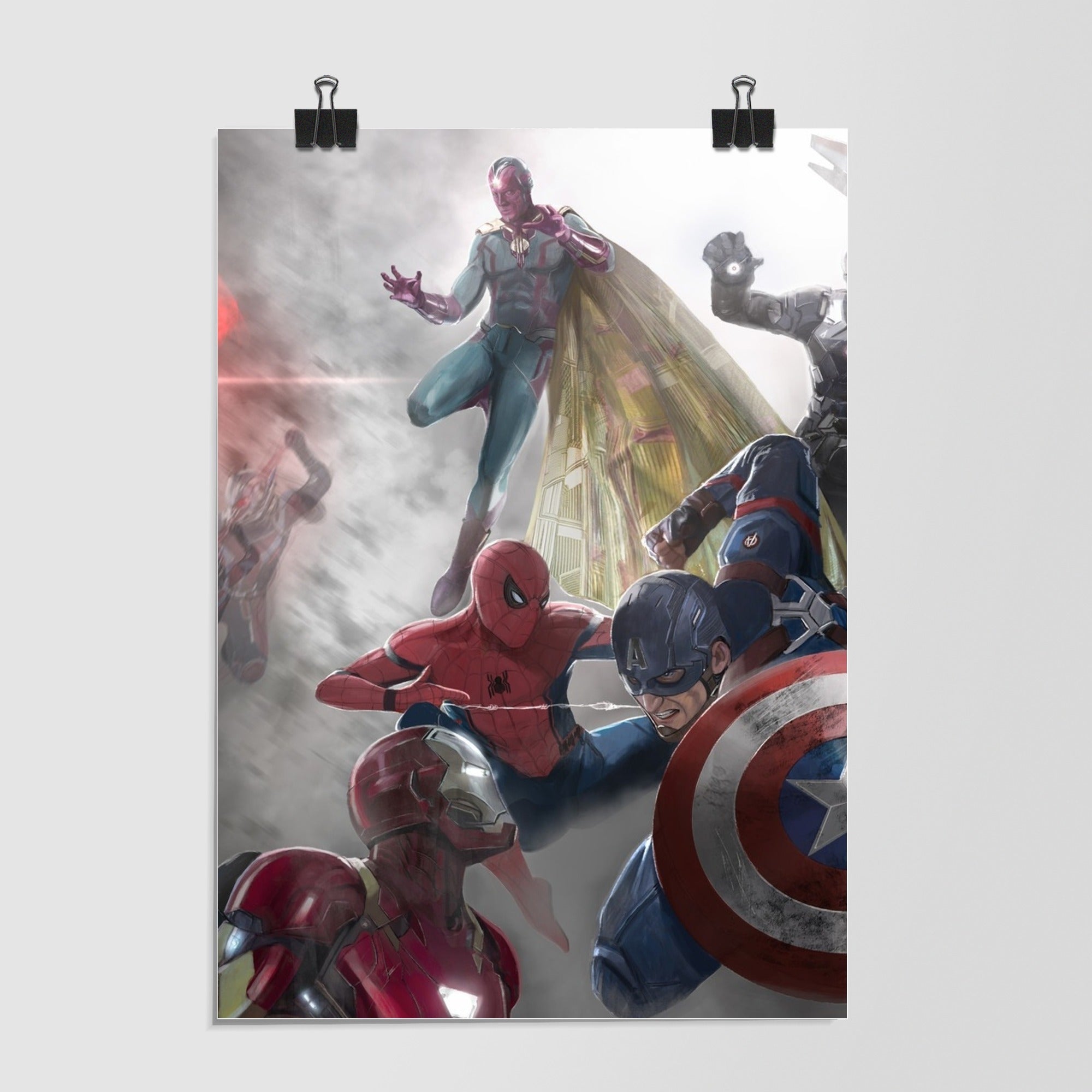 Captain America Civil War White by Decalz