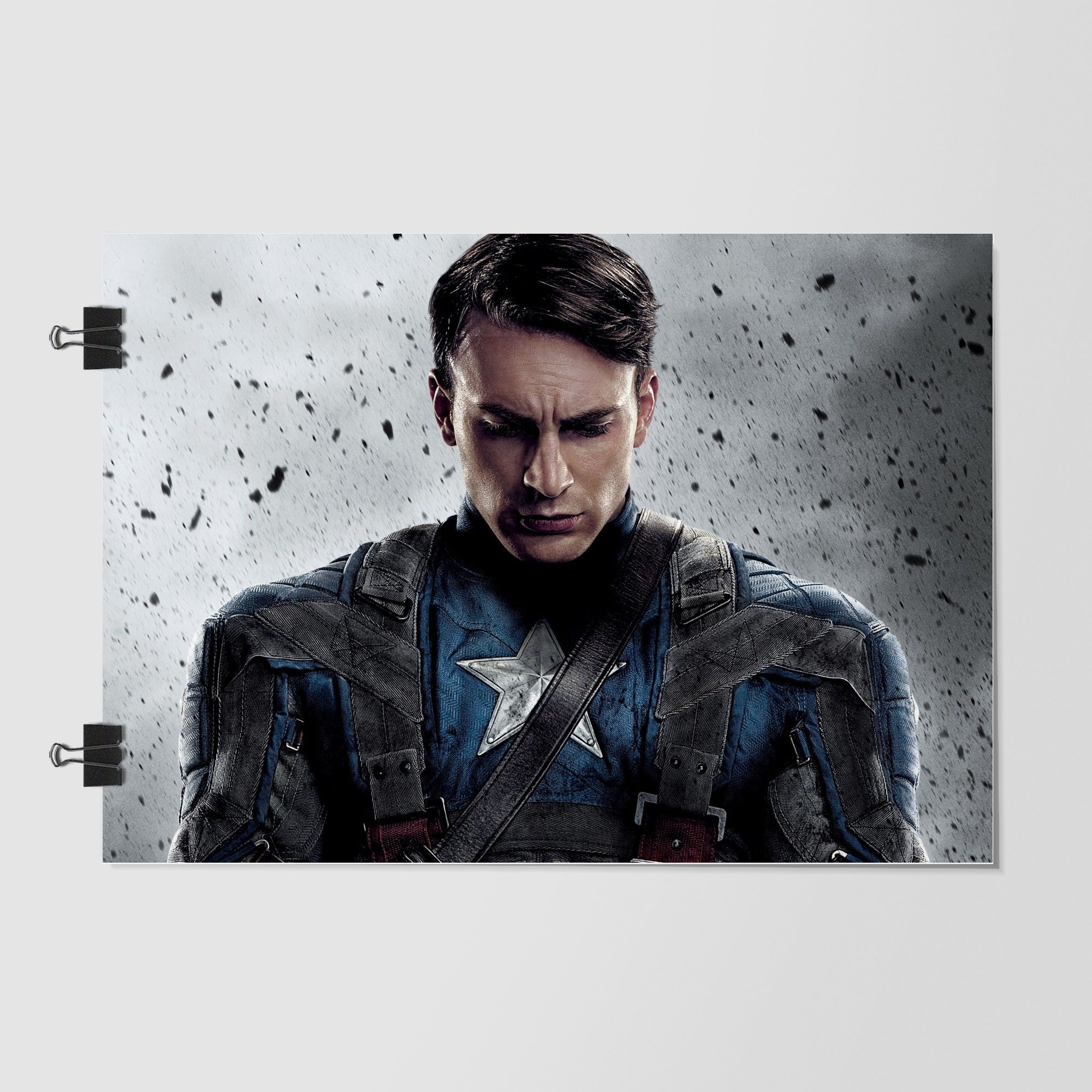 Captain America Gray Night Scene by Decalz