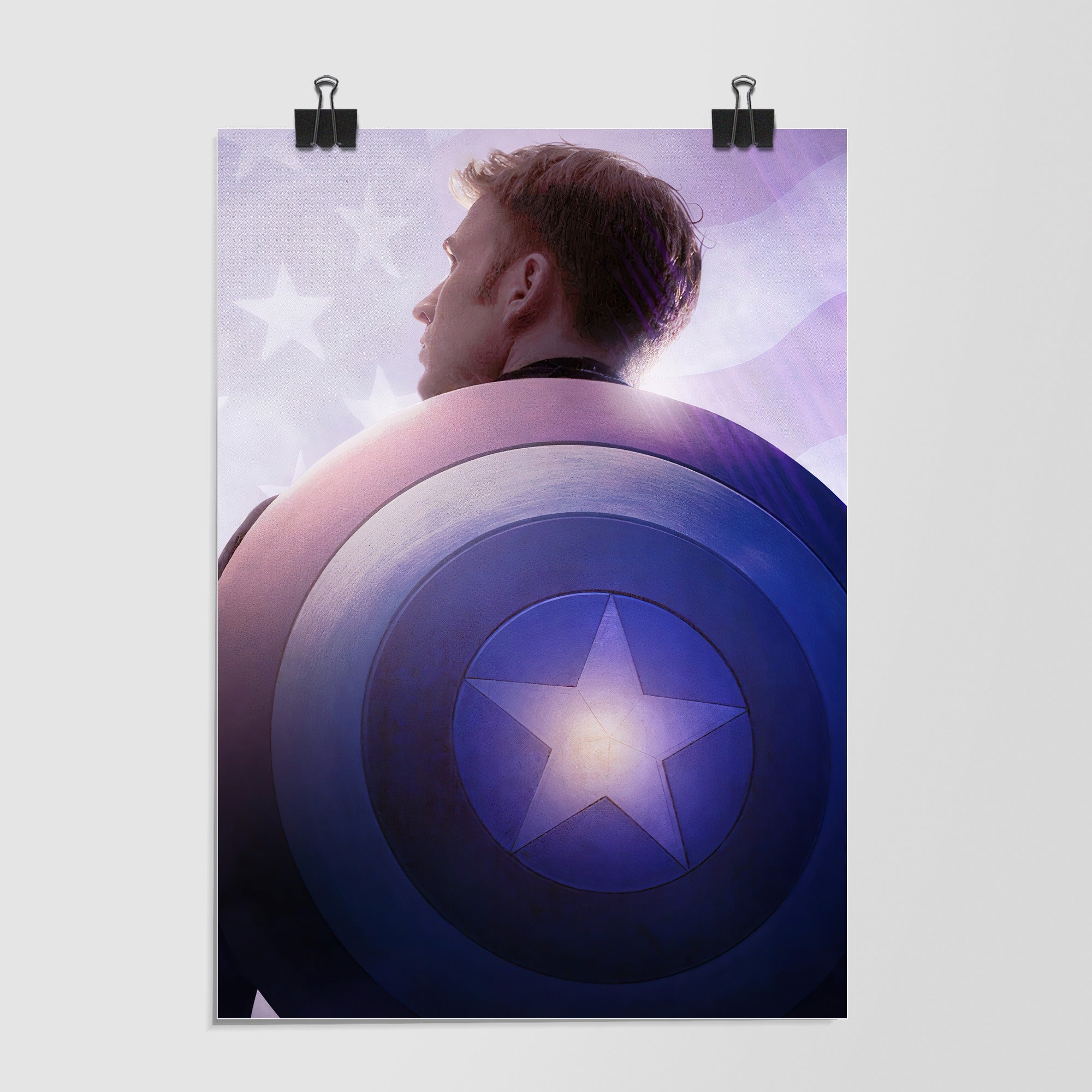 Captain America Shield Navy by Decalz