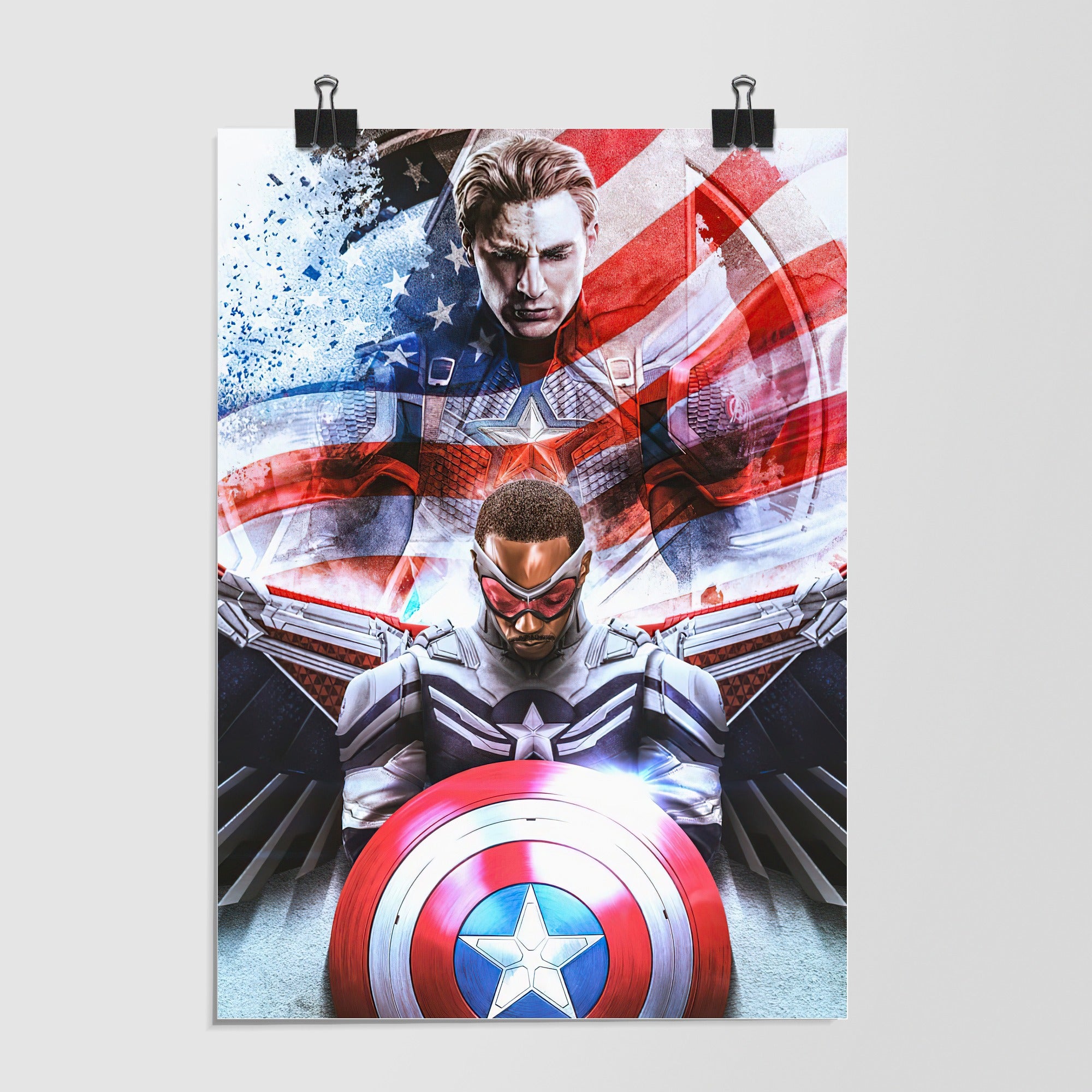 Captain America Shield White by Decalz