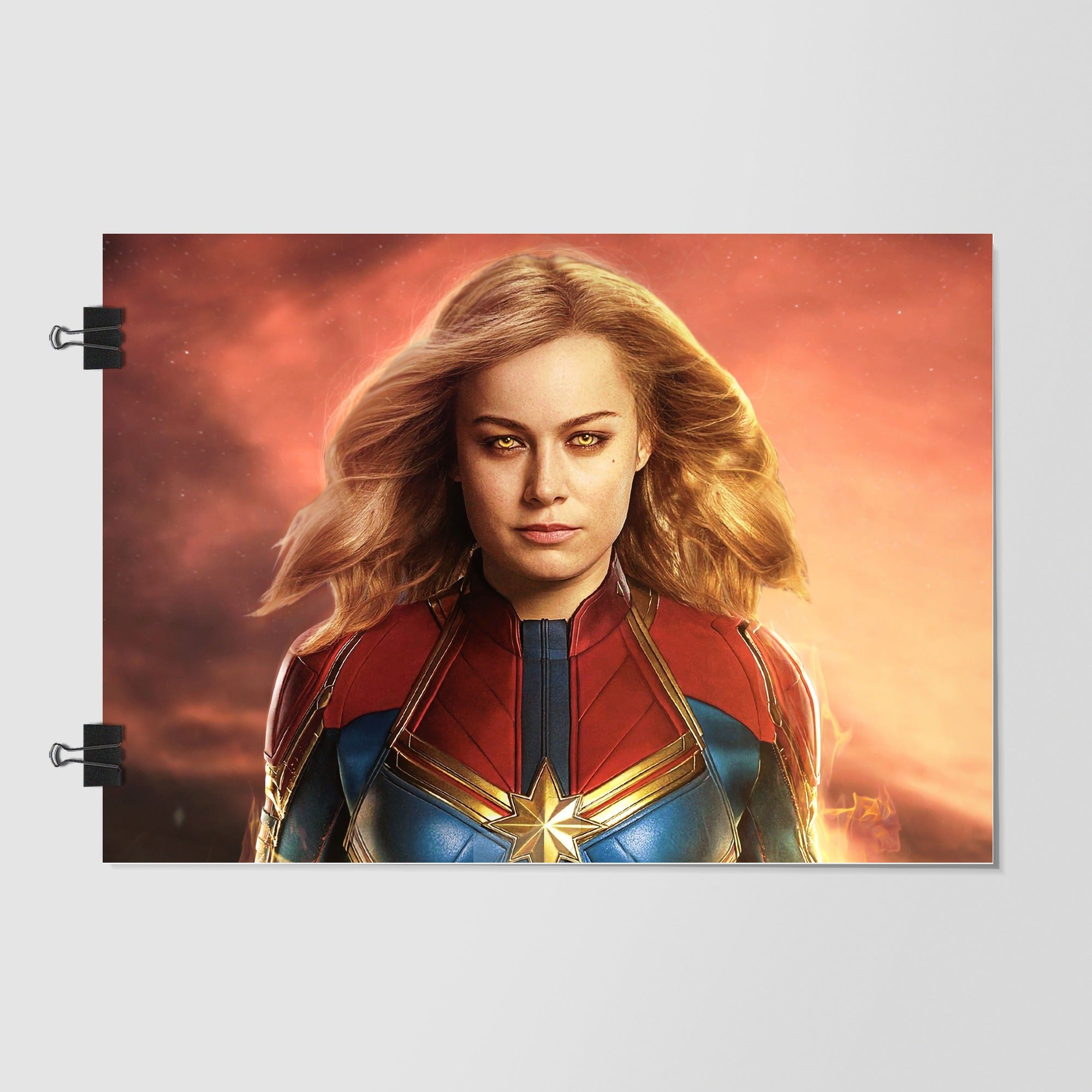 Captain Marvel Gold by Decalz