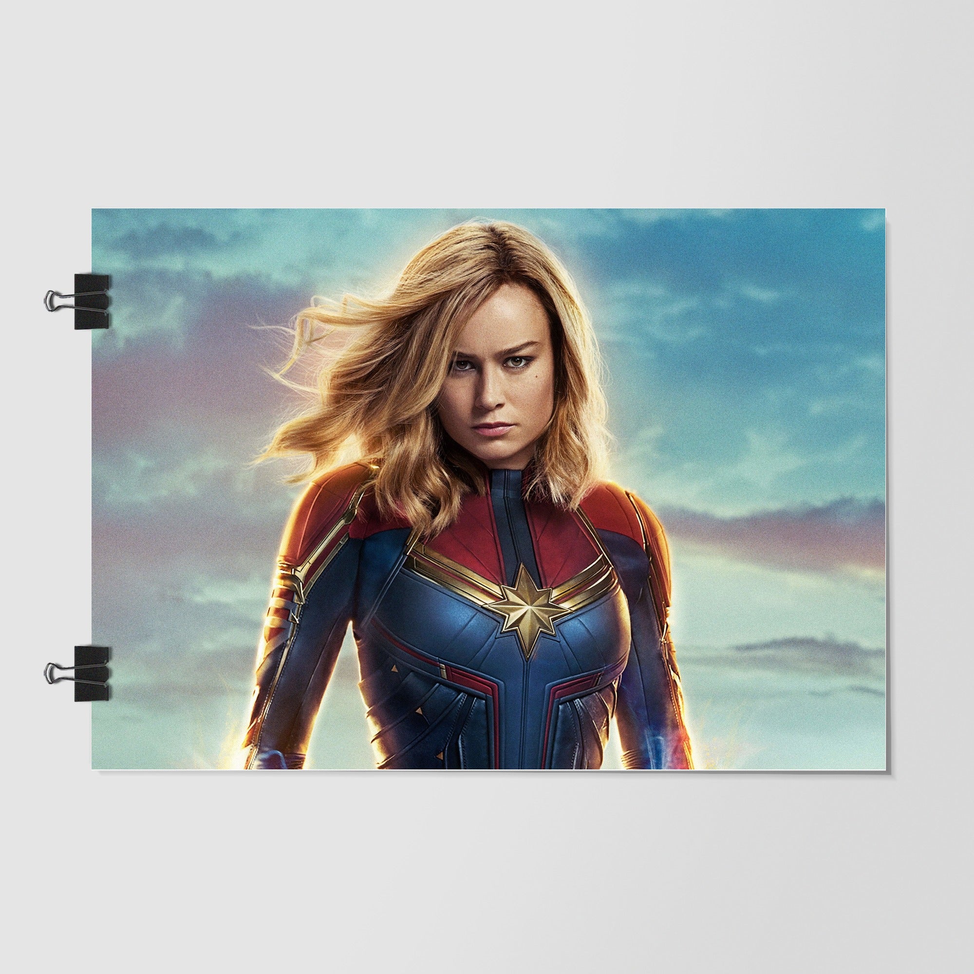 Captain Marvel Gray by Decalz