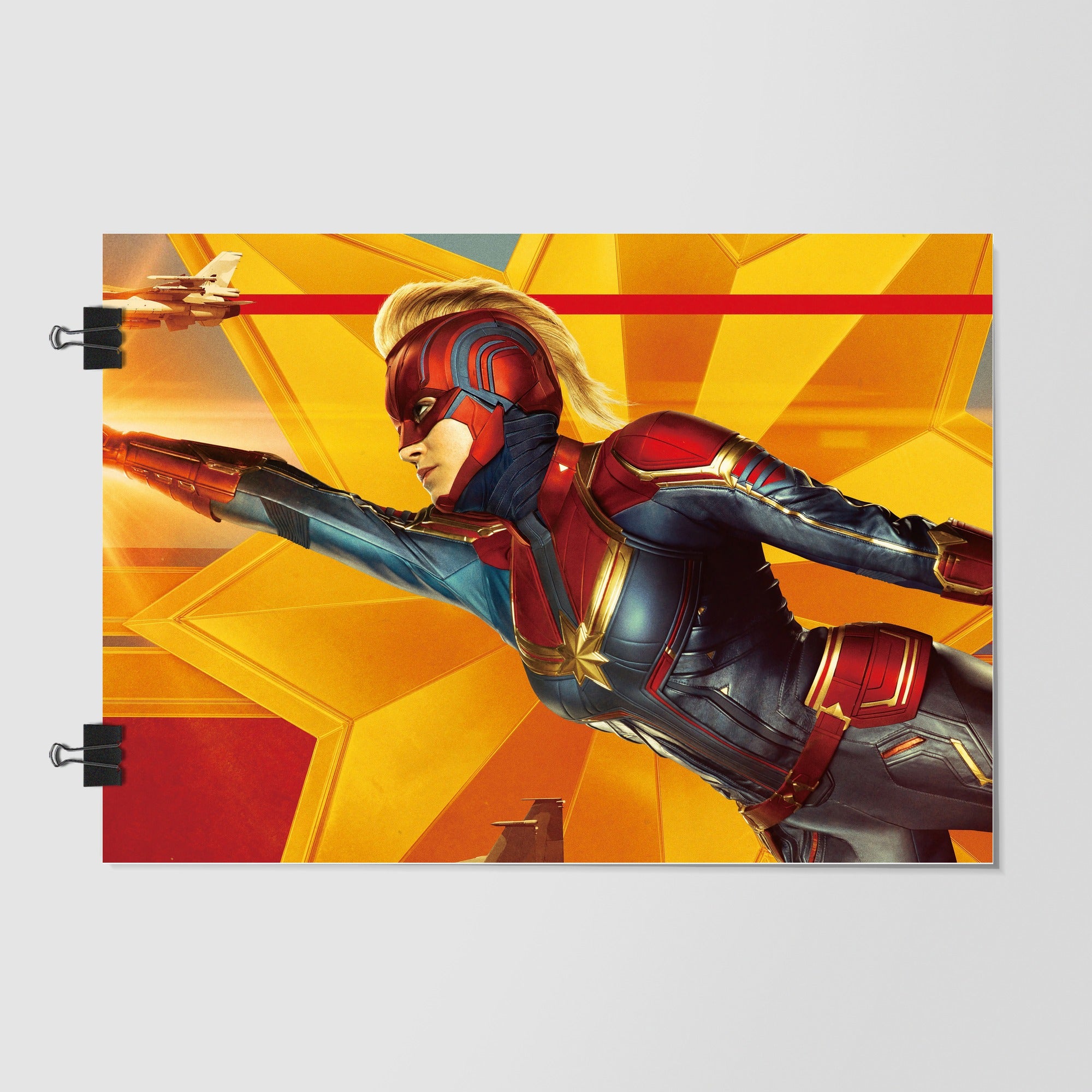 Captain Marvel Red by Decalz