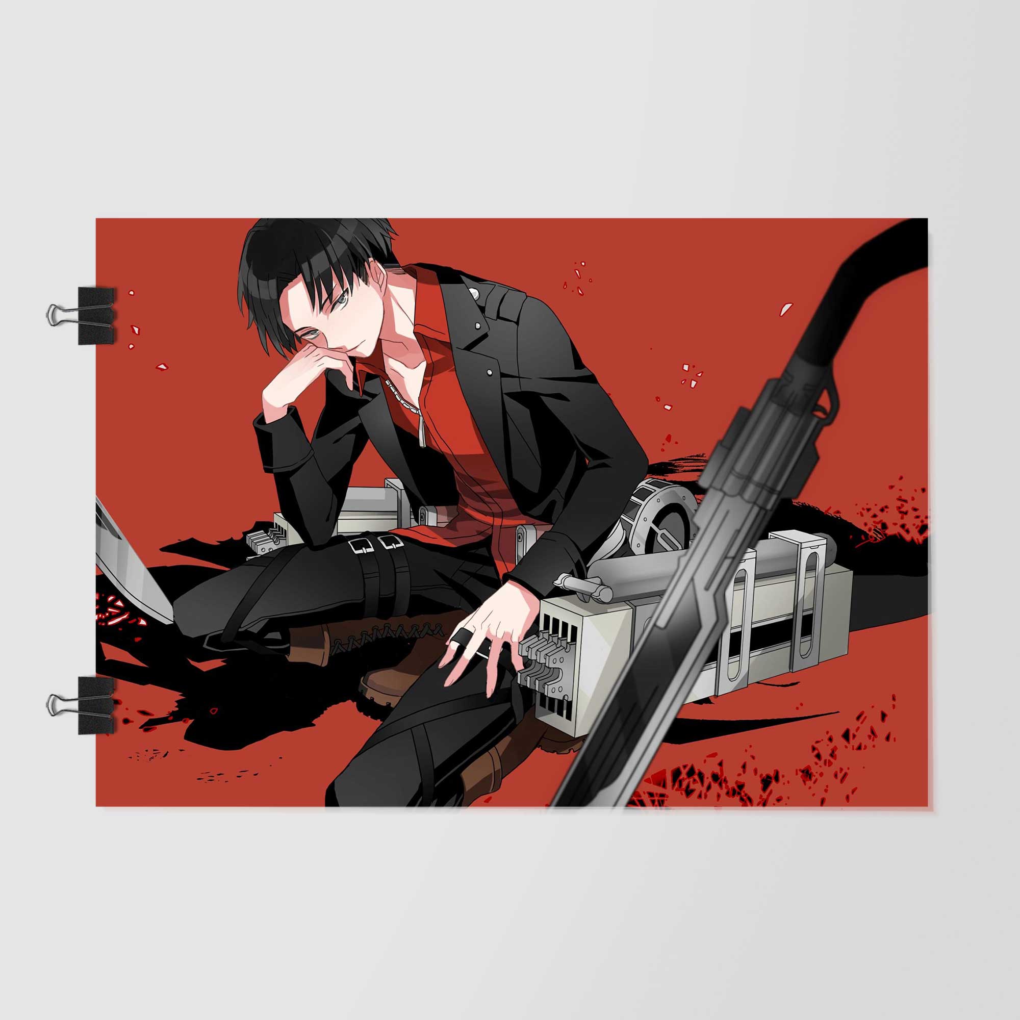 Captain in Repose Poster