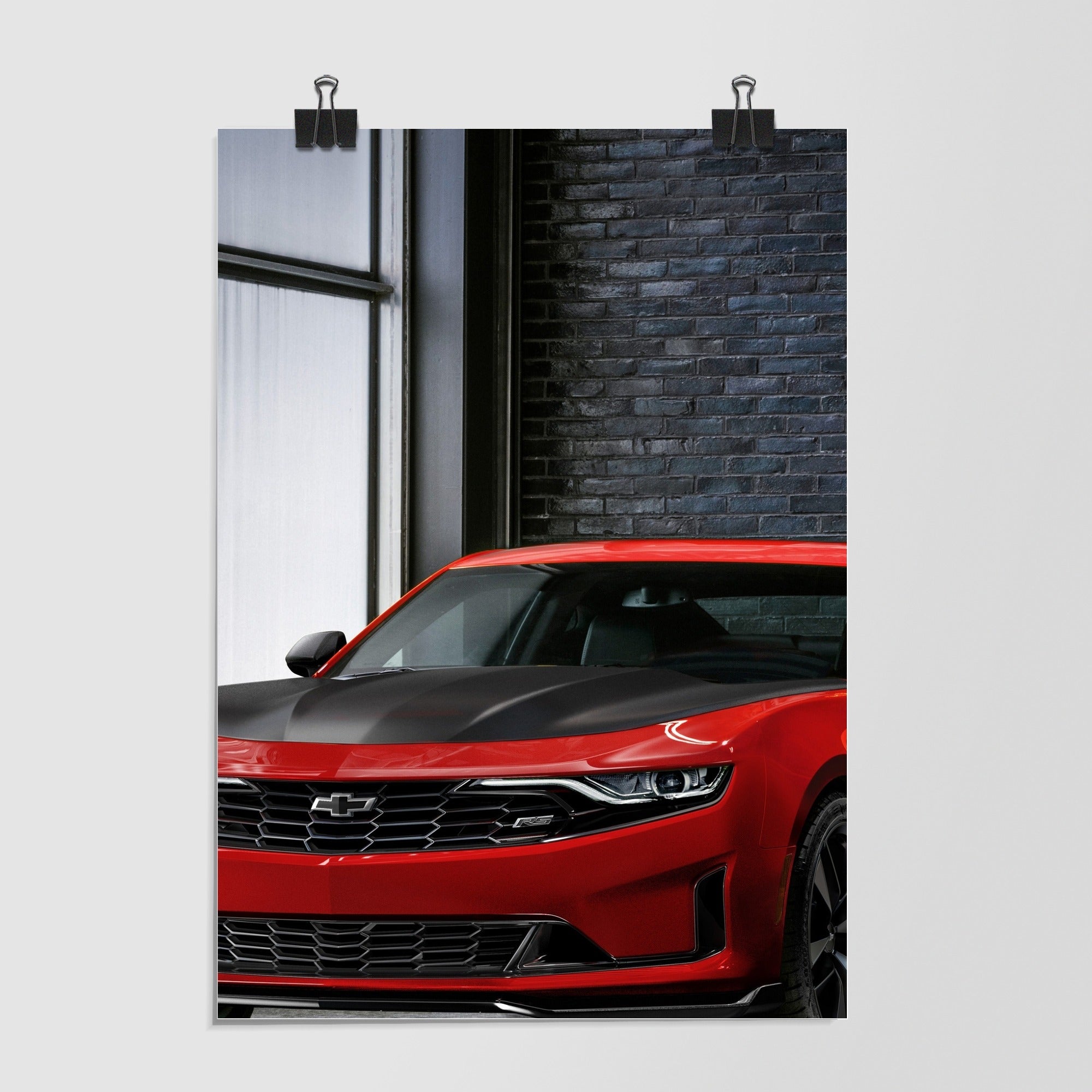 Chevrolet Camaro 2018 Black Studio Shot by Decalz