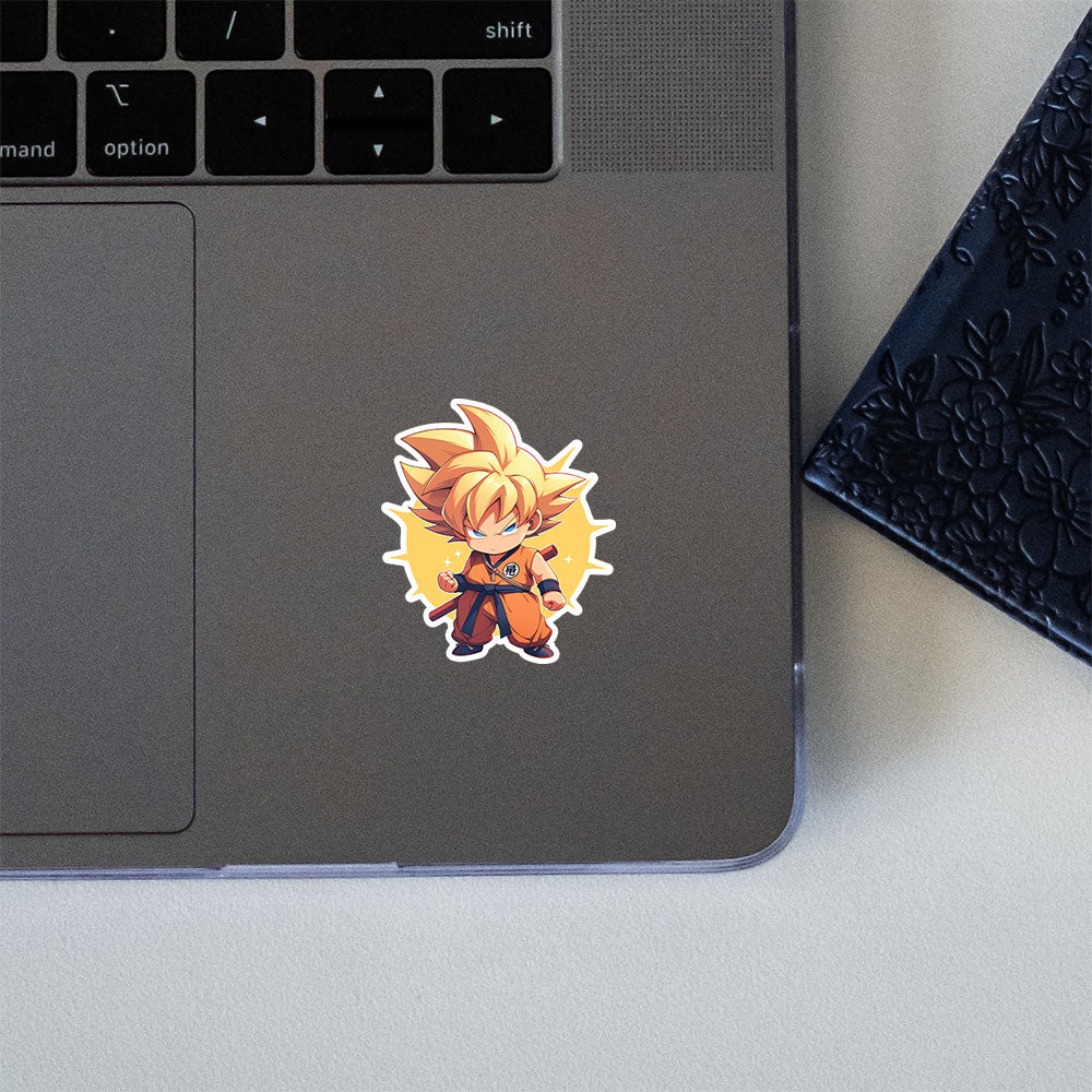 Chibi Goku Super Saiyan Sticker