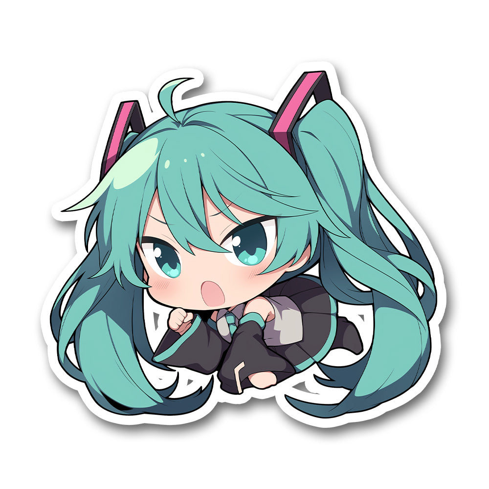 Chibi Hatsune Miku Vocaloid Cute Anime Sticker