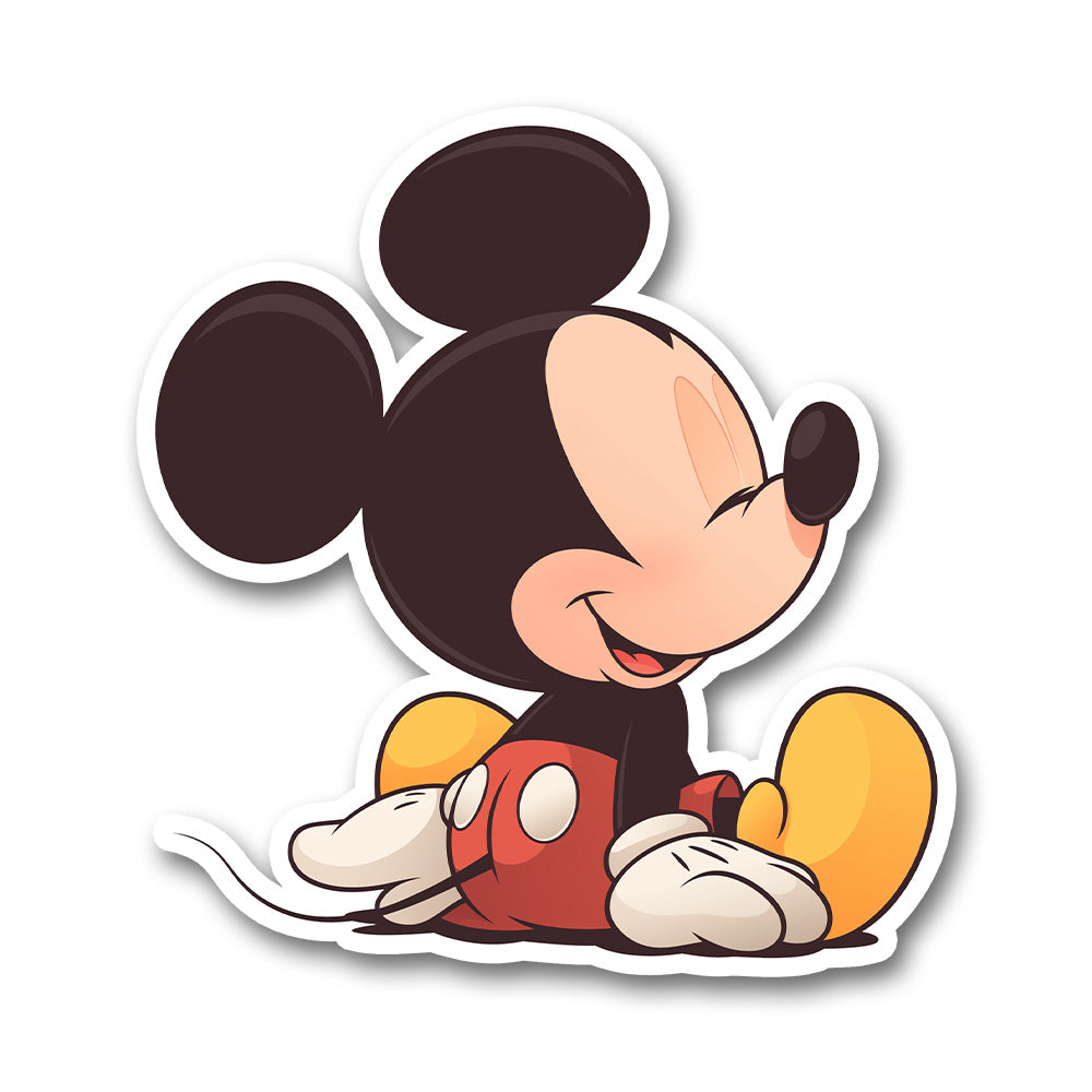 Chibi Mickey Mouse Smiling Sticker