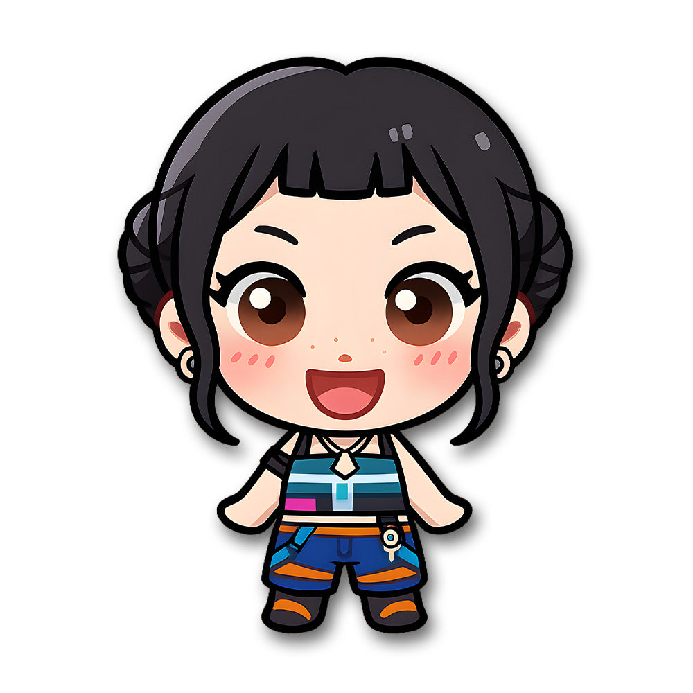 Chibi Zoey Kpop Demon Hunters Sticker