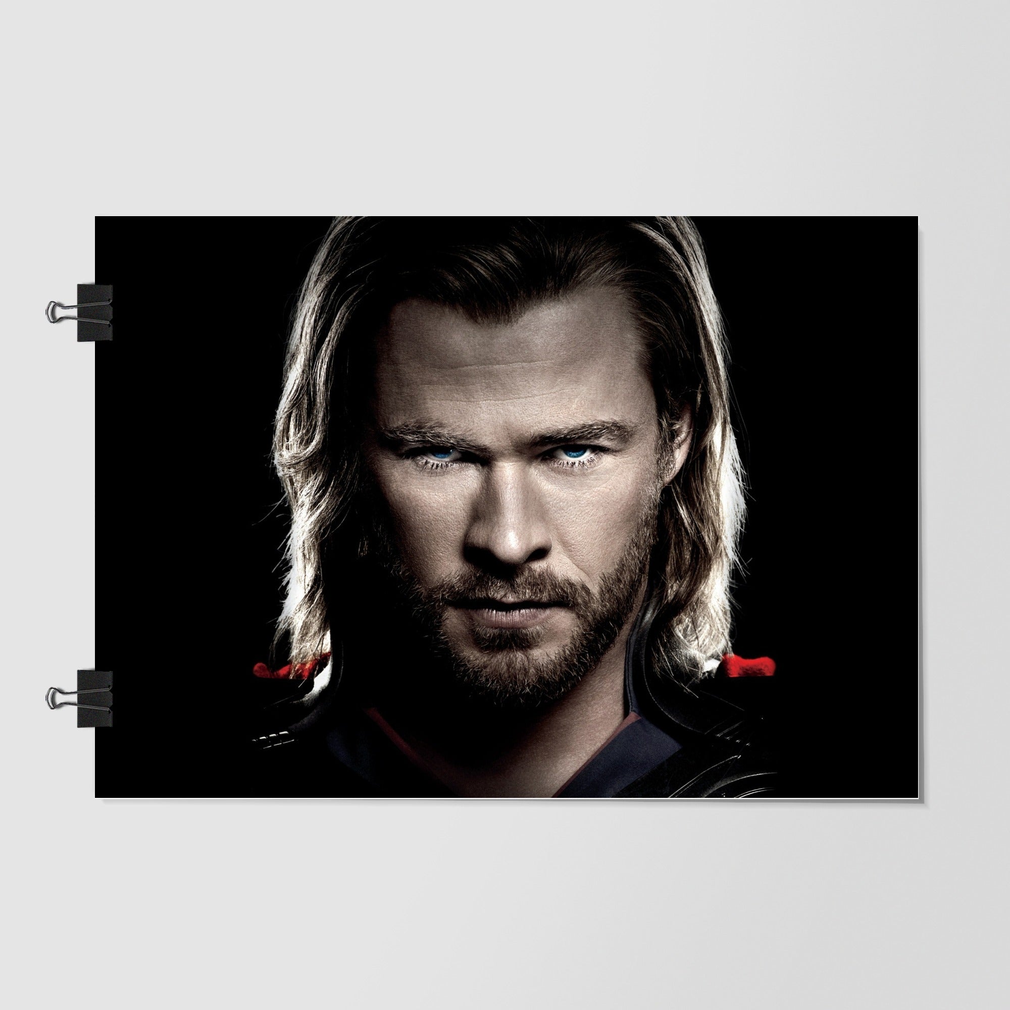 Chris Hemsworth As Thor Black Action Pose by Decalz