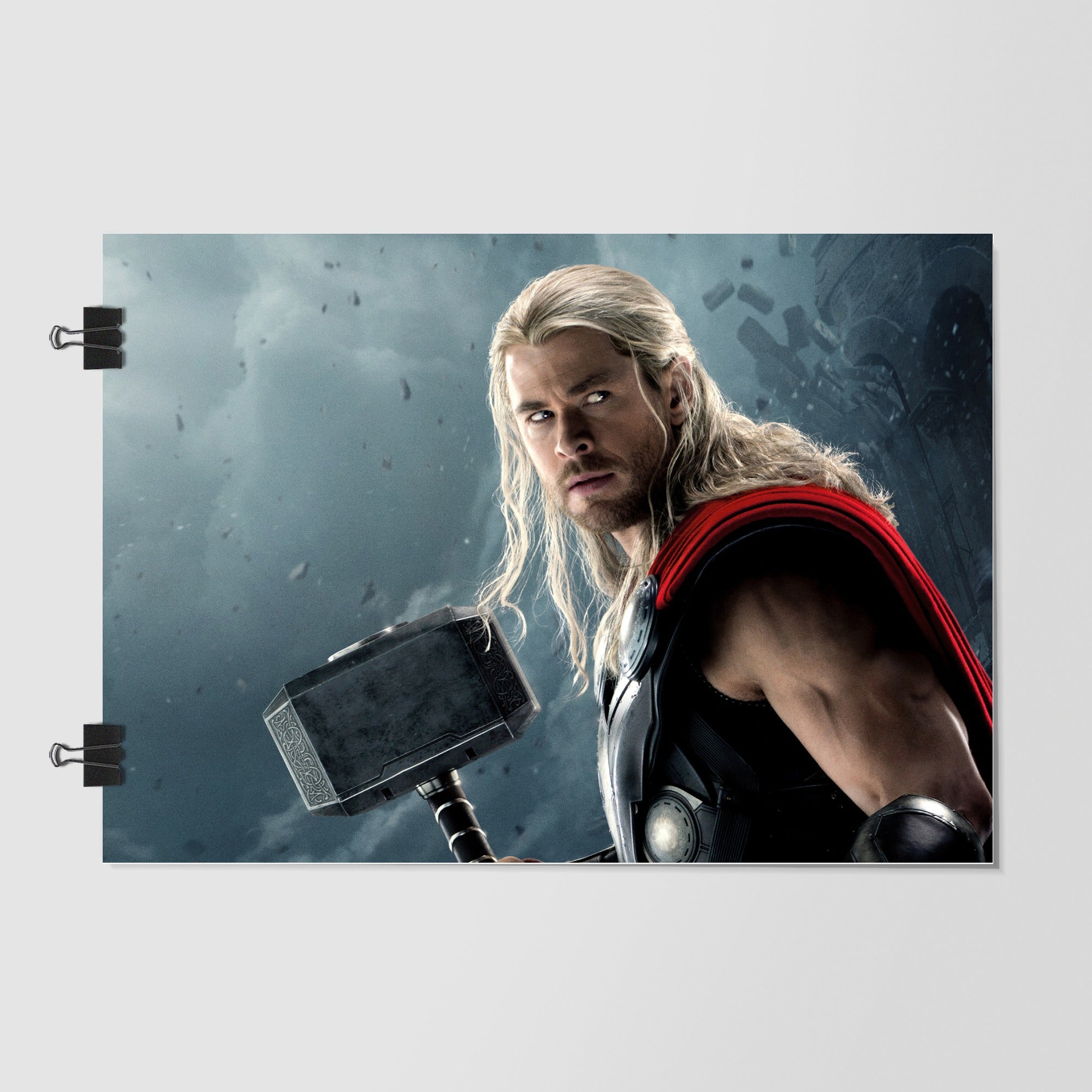 Chris Hemsworth As Thor Black Dramatic Lighting by Decalz