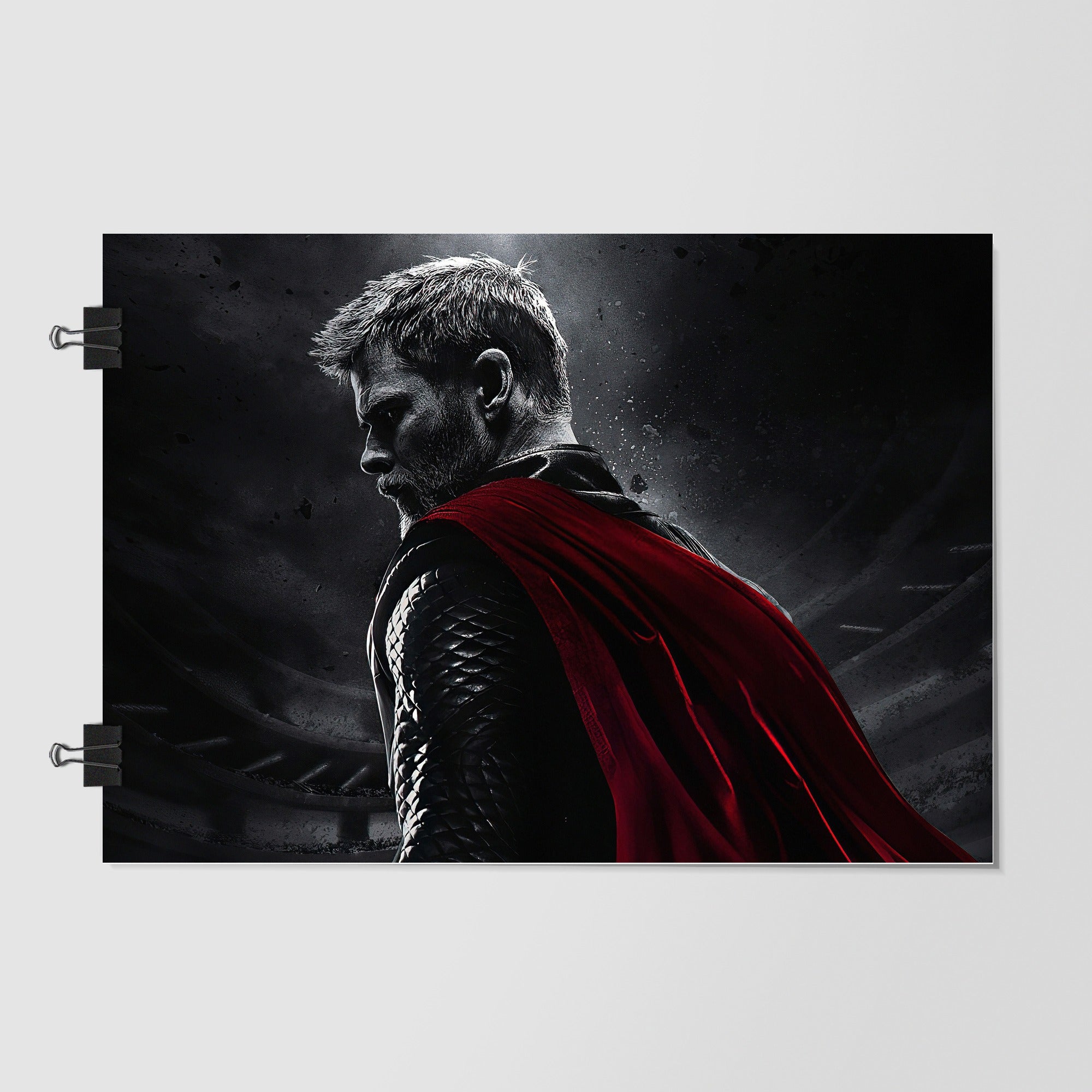Chris Hemsworth As Thor Black Night Scene by Decalz