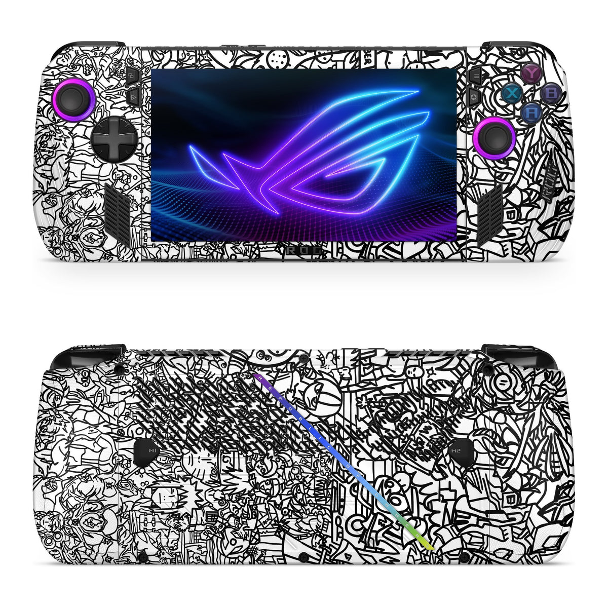 Classic Doodle Asus ROG Xbox Ally X skin by Decalz