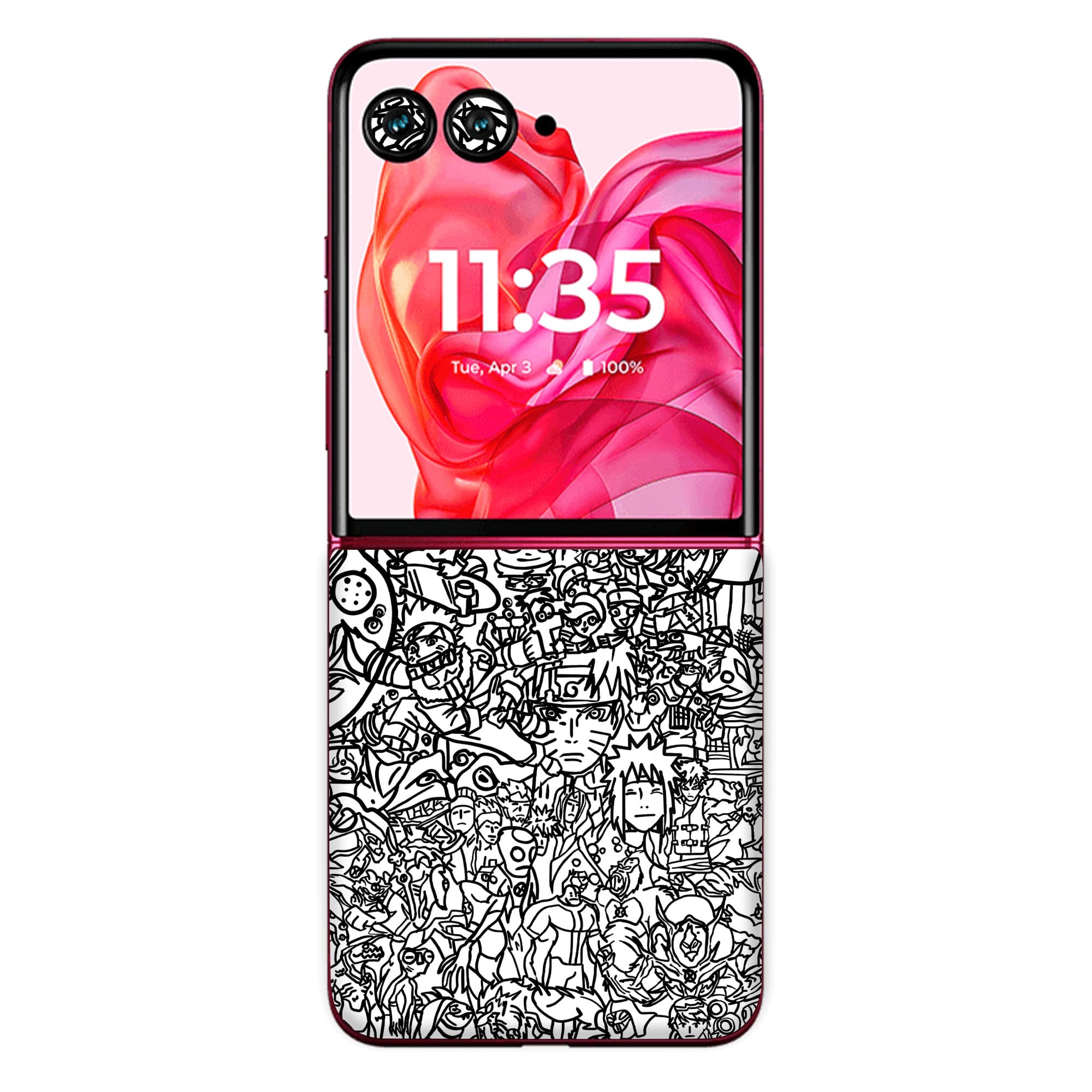 Moto Razr 50 Ultra (5G) Skins & Wraps (Only Back No Edge to Edge)