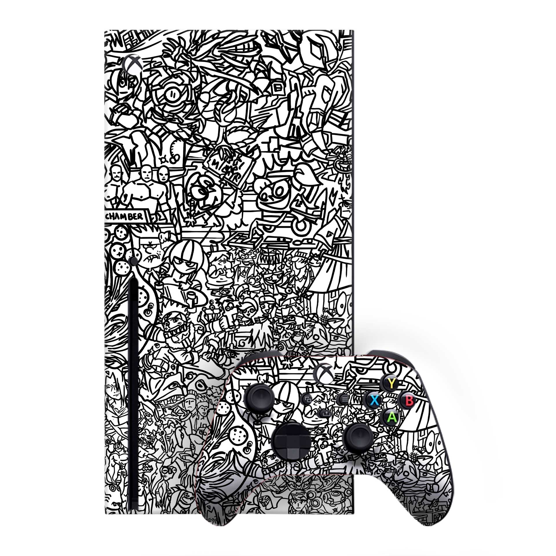 Classic Doodle Xbox One X Skins & Wraps