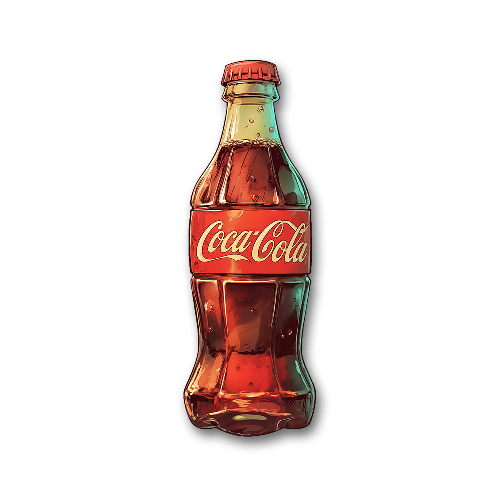 Classic Cola Bottle Sticker