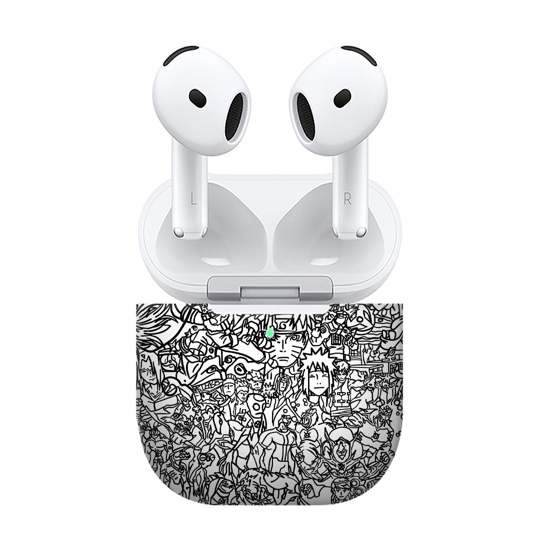Airpods 4 Classic Doodle Skins